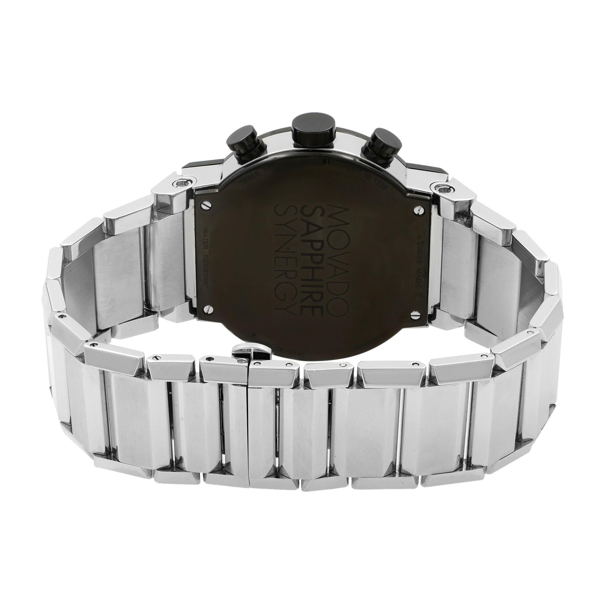 movado sapphire chronograph