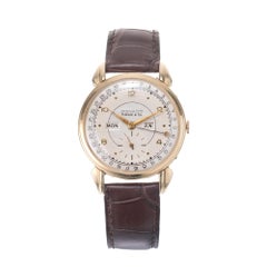 Movado Tiffany & Co. Yellow Gold Triple Calendar Wristwatch