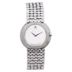 Movado Trembrili Museum Diamond Bezel Quartz Women's Watch 84-A1-1810
