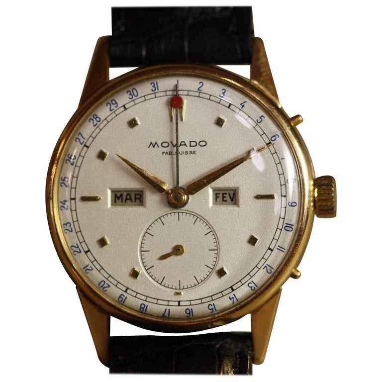 Movado Triple Calendar at 1stDibs