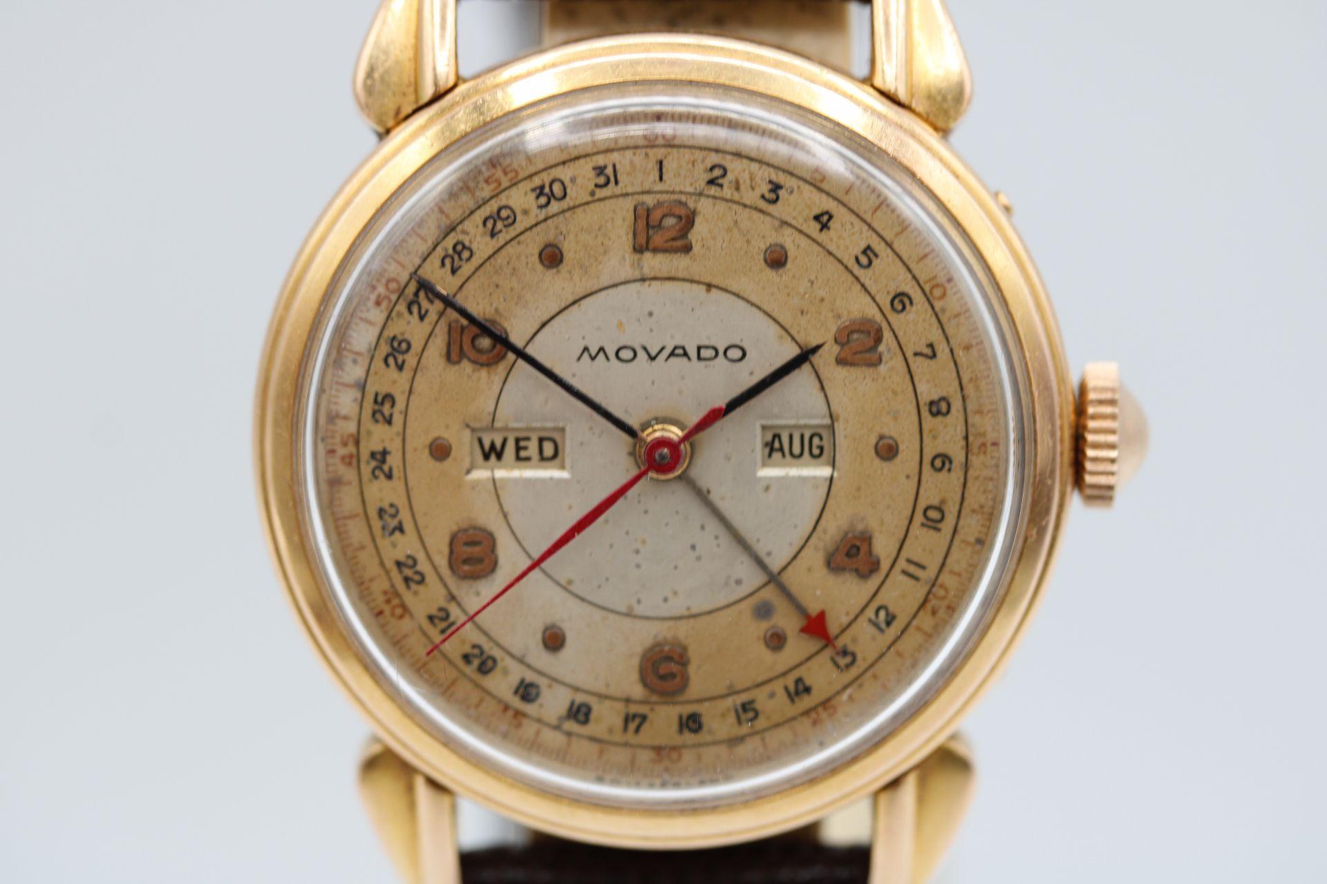 Movado Triple Date Calender 4823 For Sale 10