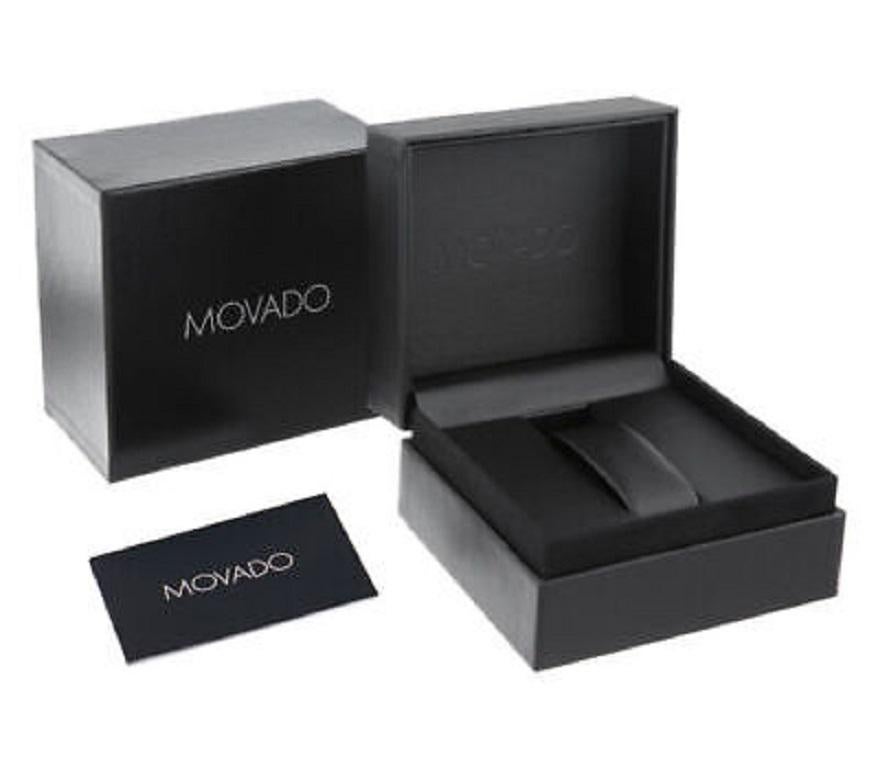 Movado Two Tone 28mm Black Dial Quartz Ladies Watch 607539

Brand: Movado
Model No.: 607539
Movement: Quartz
Dial Color: Black
Material: Stainless Steel
Gender: Women