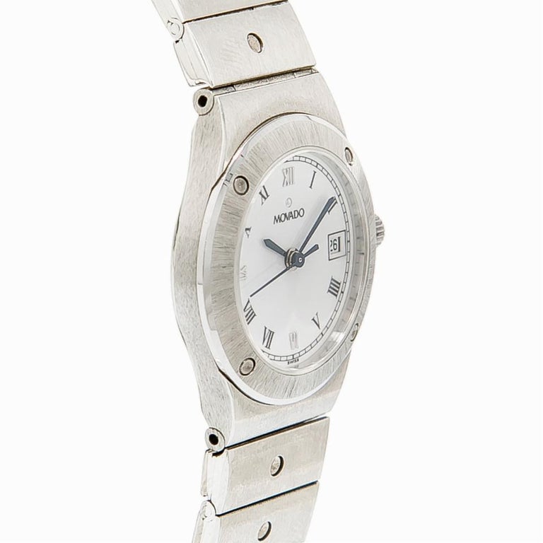 Movado Vintage 3989469, White Dial, Certified and Warranty For Sale 1