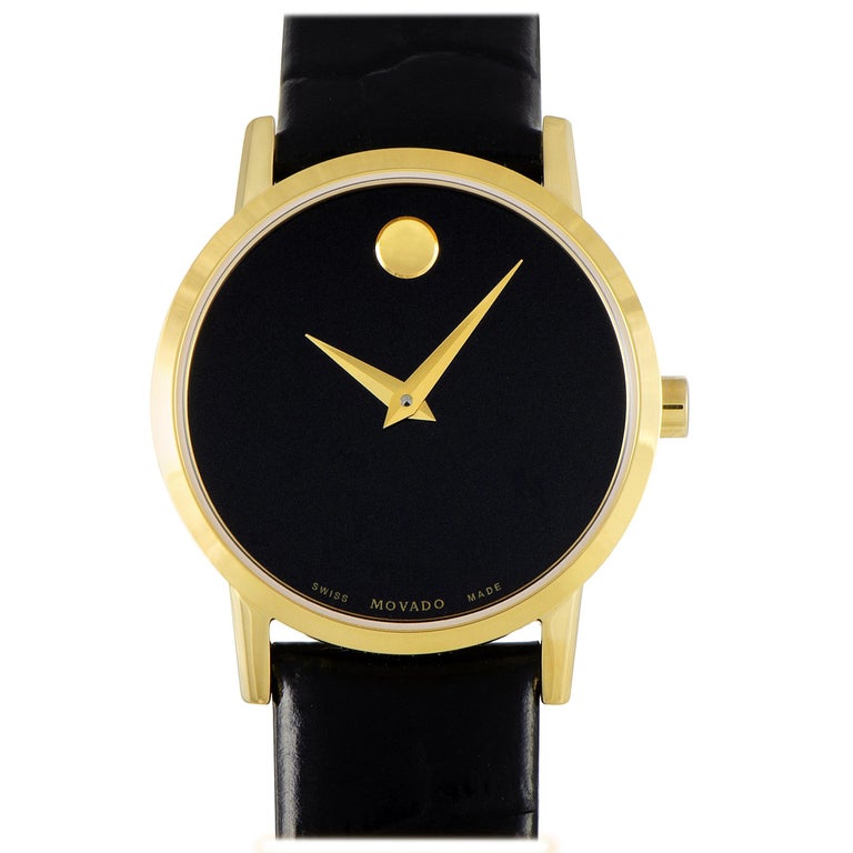 Movado Women's Museum Classic Black Dial Watch 0607222 at 1stDibs ...