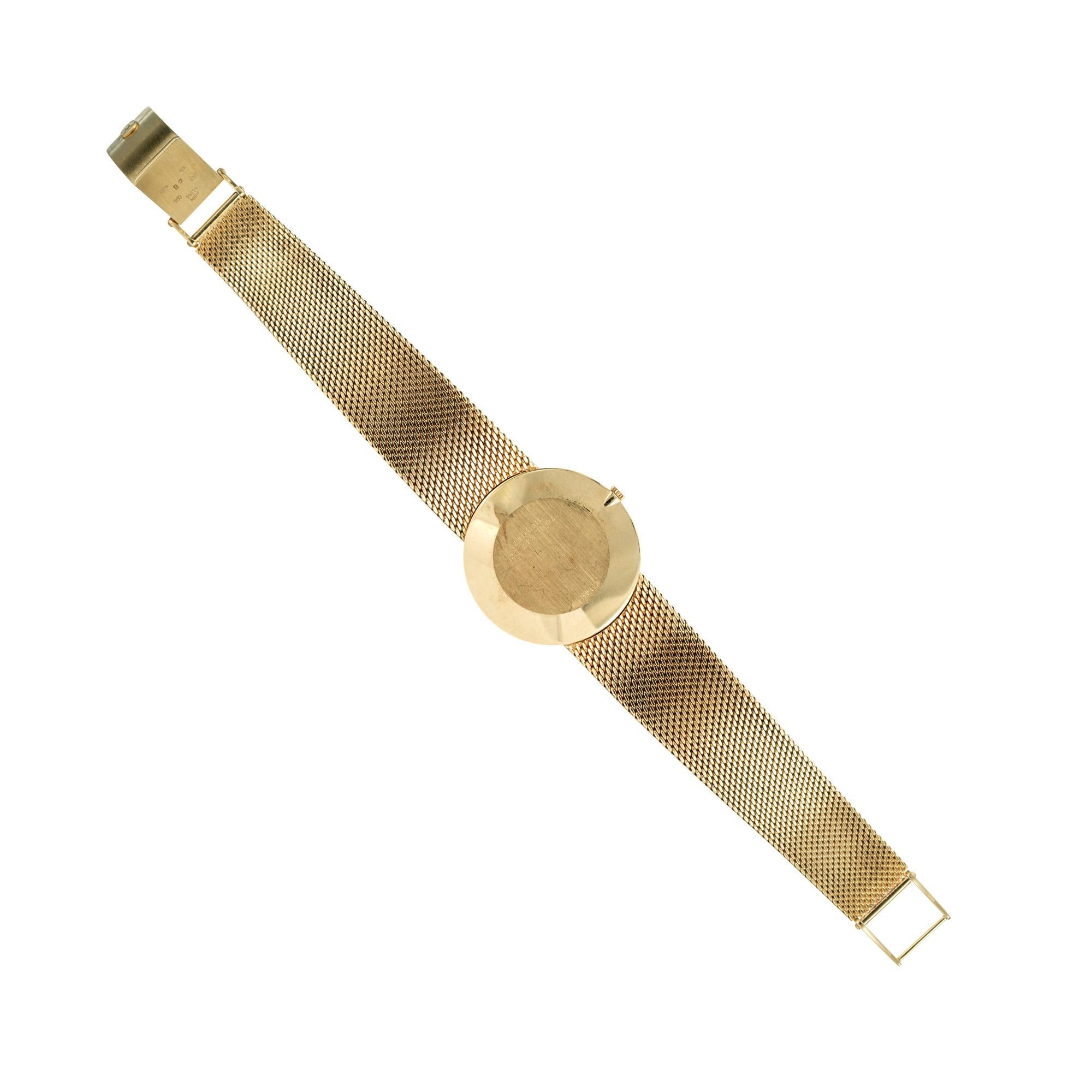 Movado Gelbgold Herren-Museum-Armbanduhr 2