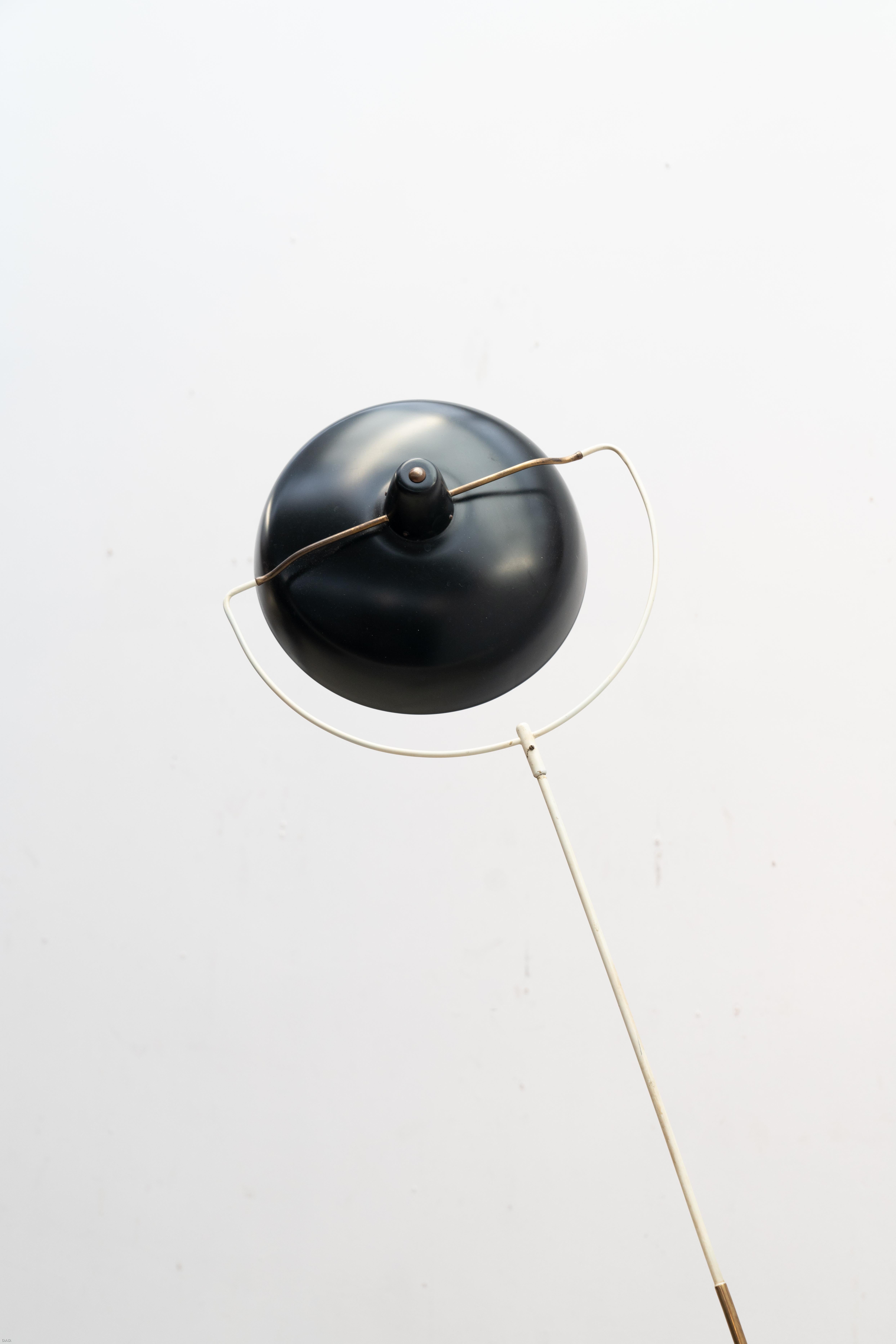Mid-20th Century Movalux floor lamp by Franco Giovanni Legler, Arredoluce Italy 1950 For Sale