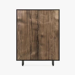 Move High Solid Wood Highboard, Designed by Authentic Design, Made in Italy