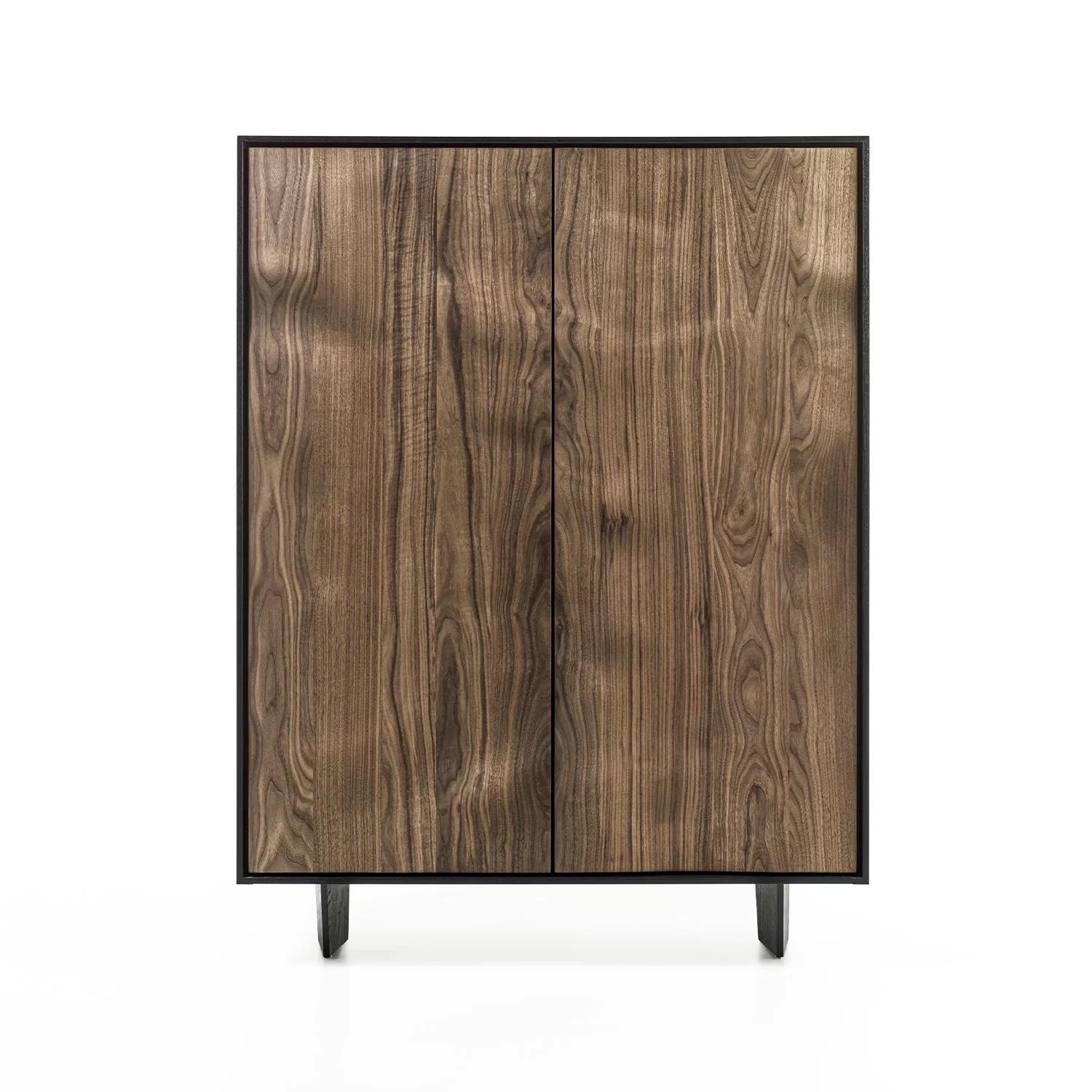 Italian Move High Solid Wood Highboard, Designed by Authentic Design, Made in Italy For Sale