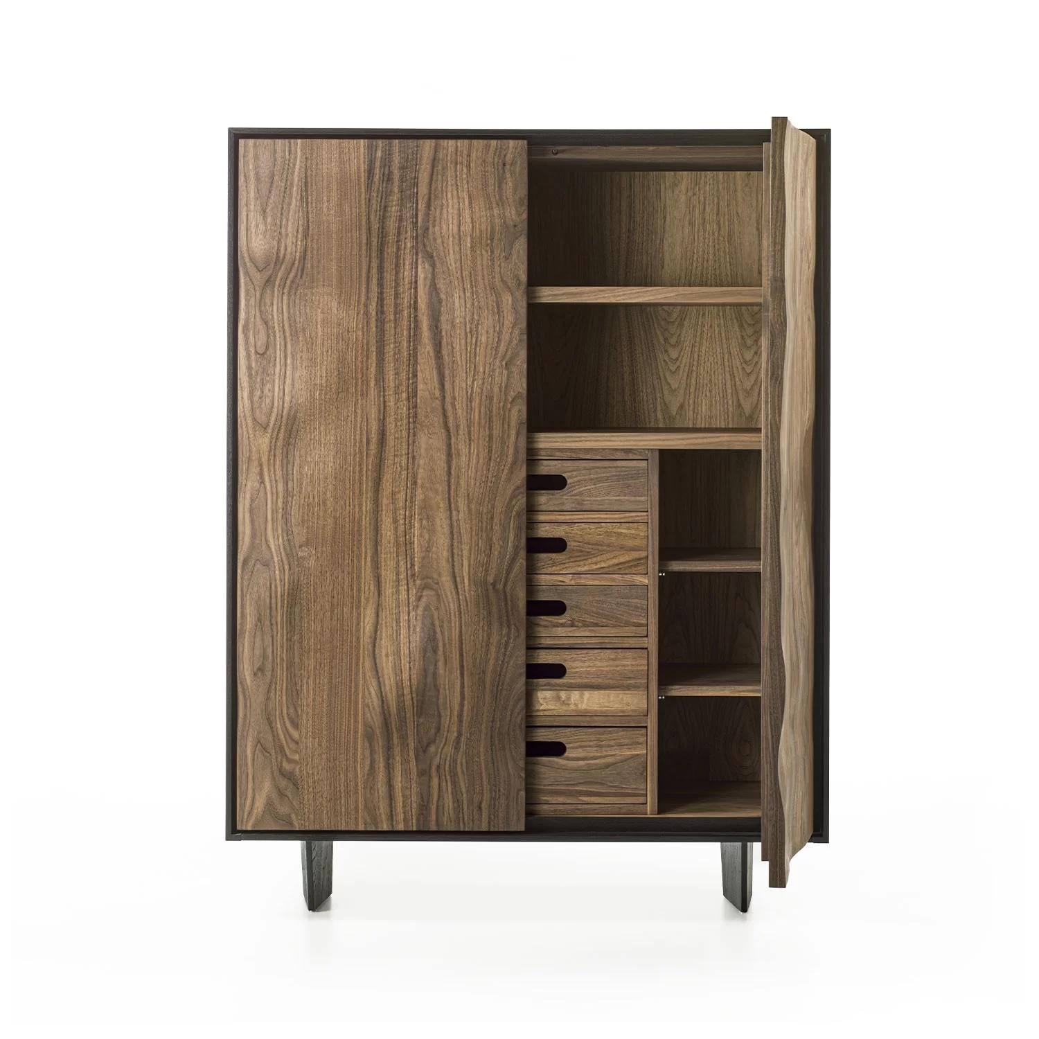 Move High Solid Wood Highboard, Designed by Authentic Design, Made in Italy In New Condition For Sale In Beverly Hills, CA