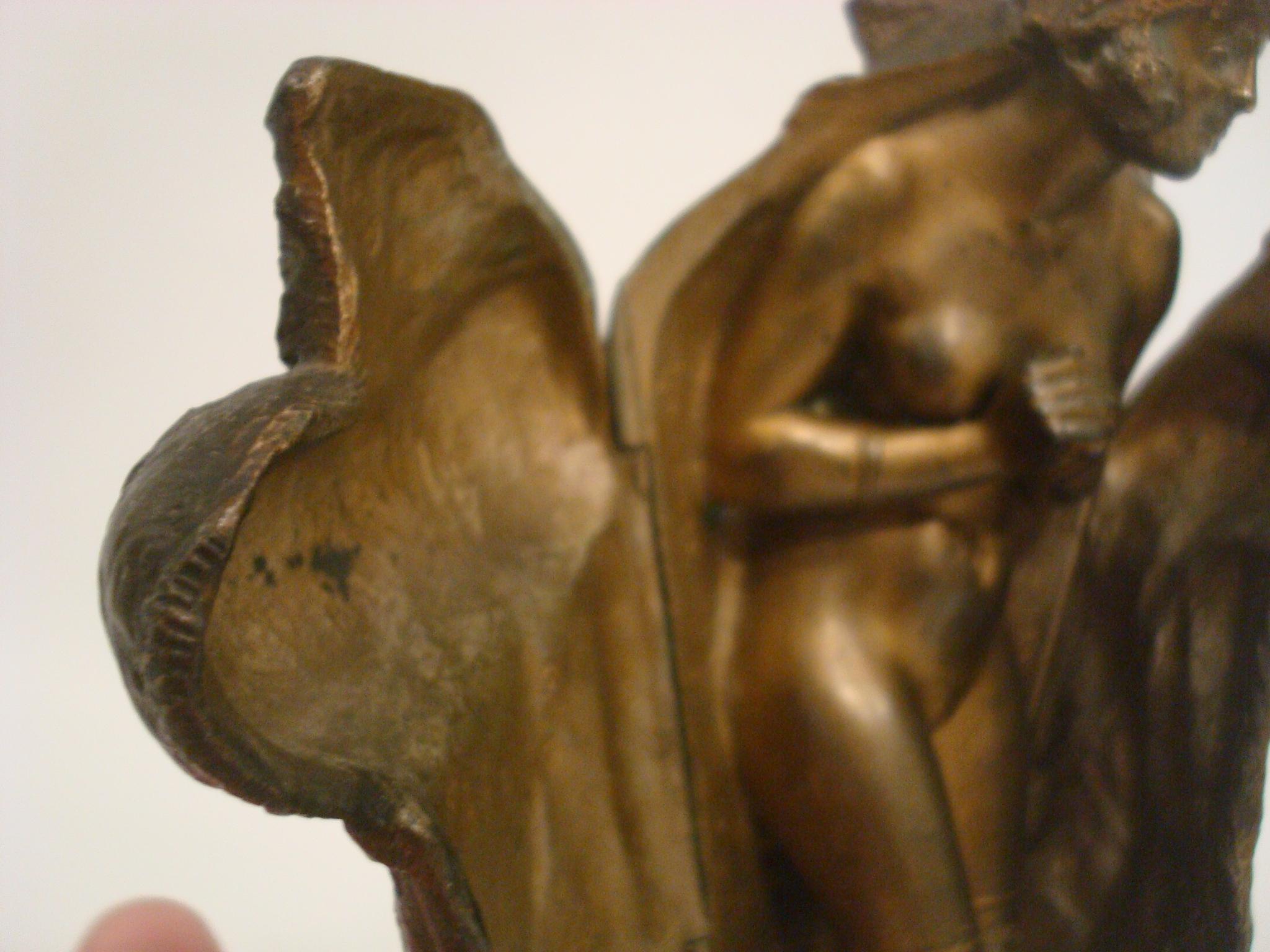 Moveable Naughty Vienna Bronze „Just Fur You“ von Franz Bergmann im Angebot 3