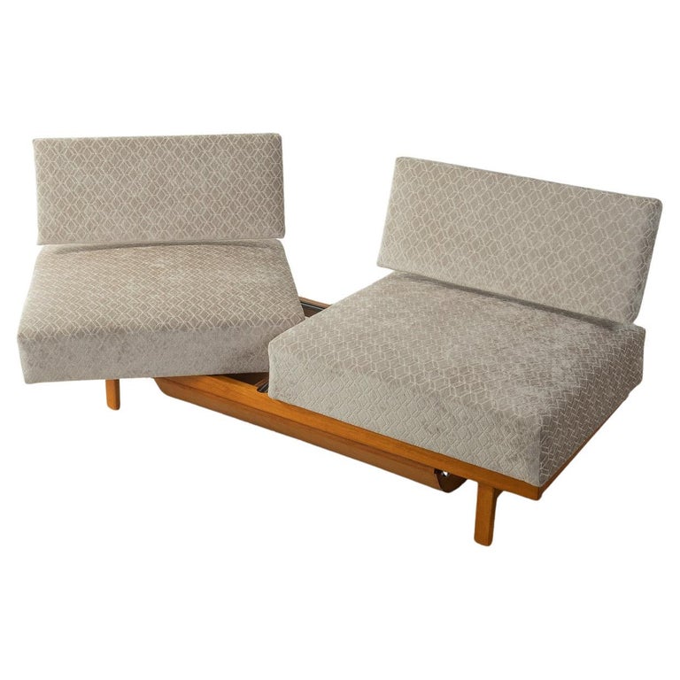 Moveable Sofa "Stella" by Wilhelm Knoll and Guest Bed For Sale at 1stDibs