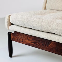 Móveis Cantù Designer Jorge Jabour Mauad Pair of Solid Rosewood Lounge Chairs