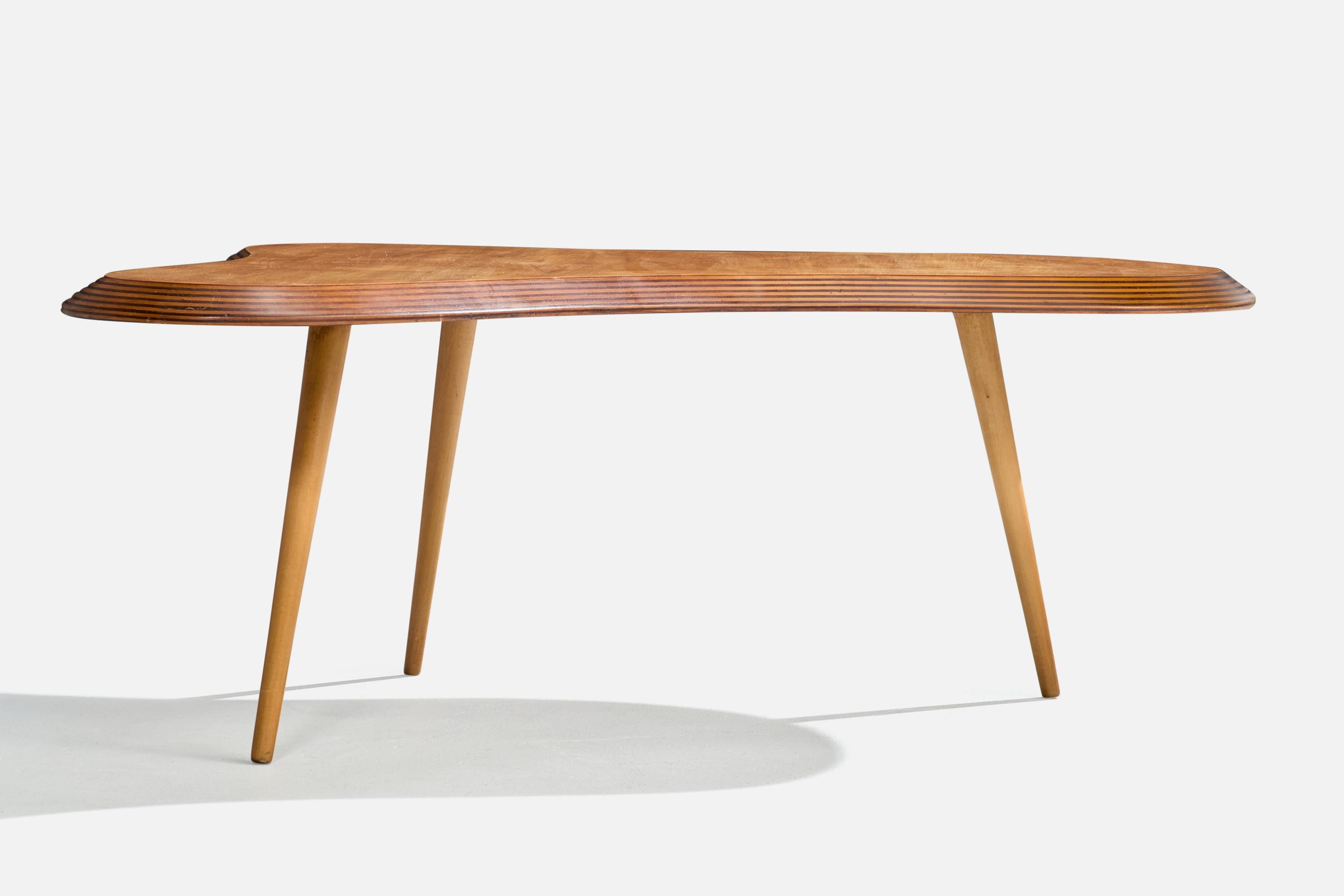 Moveis Cimo, Couchtisch, Pau Marfim, Brasilien, 1950er Jahre im Zustand „Gut“ im Angebot in High Point, NC