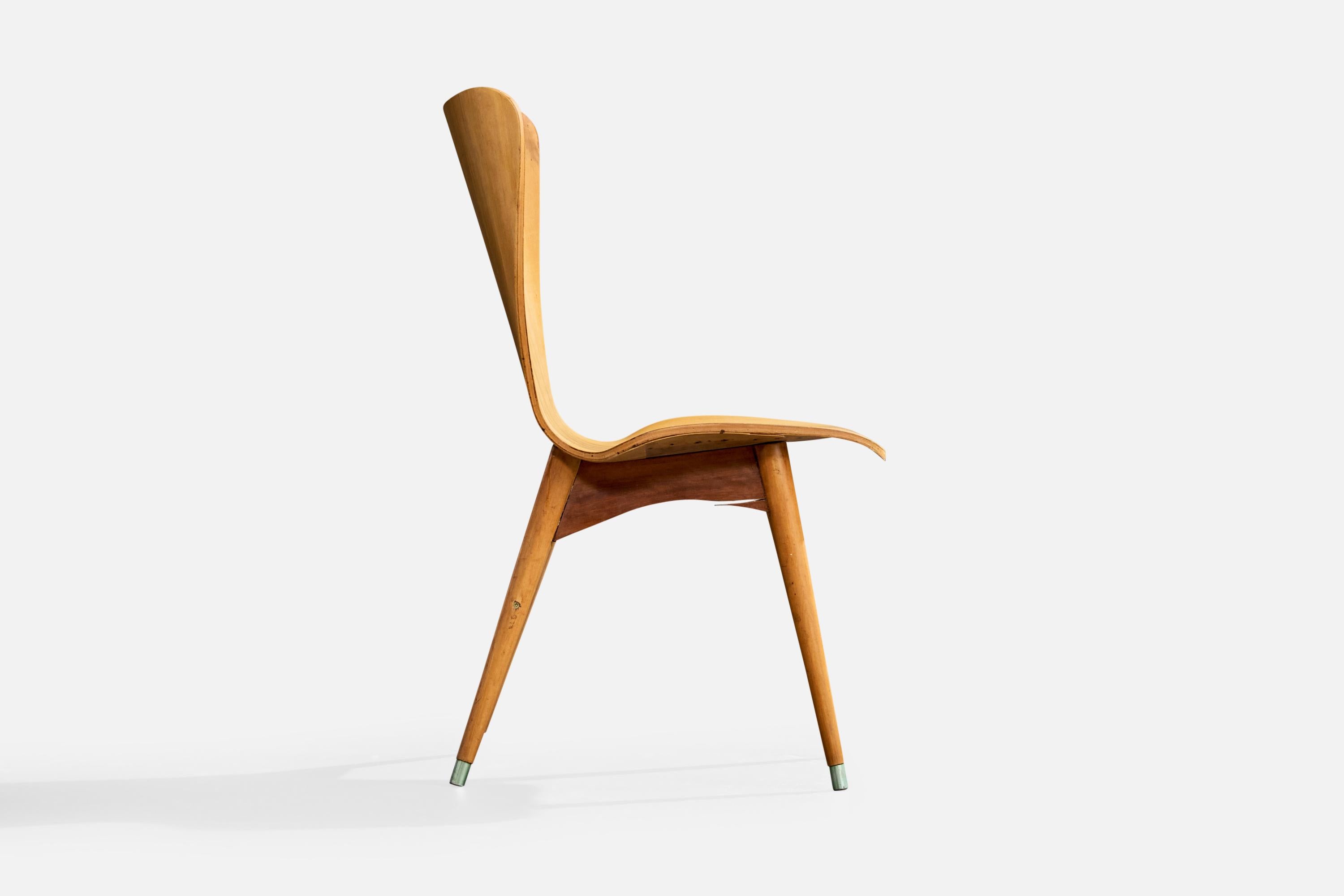 Móveis Cimo, Esszimmerstühle, Holz, Metall, Brasilien, 1950er Jahre im Angebot 2