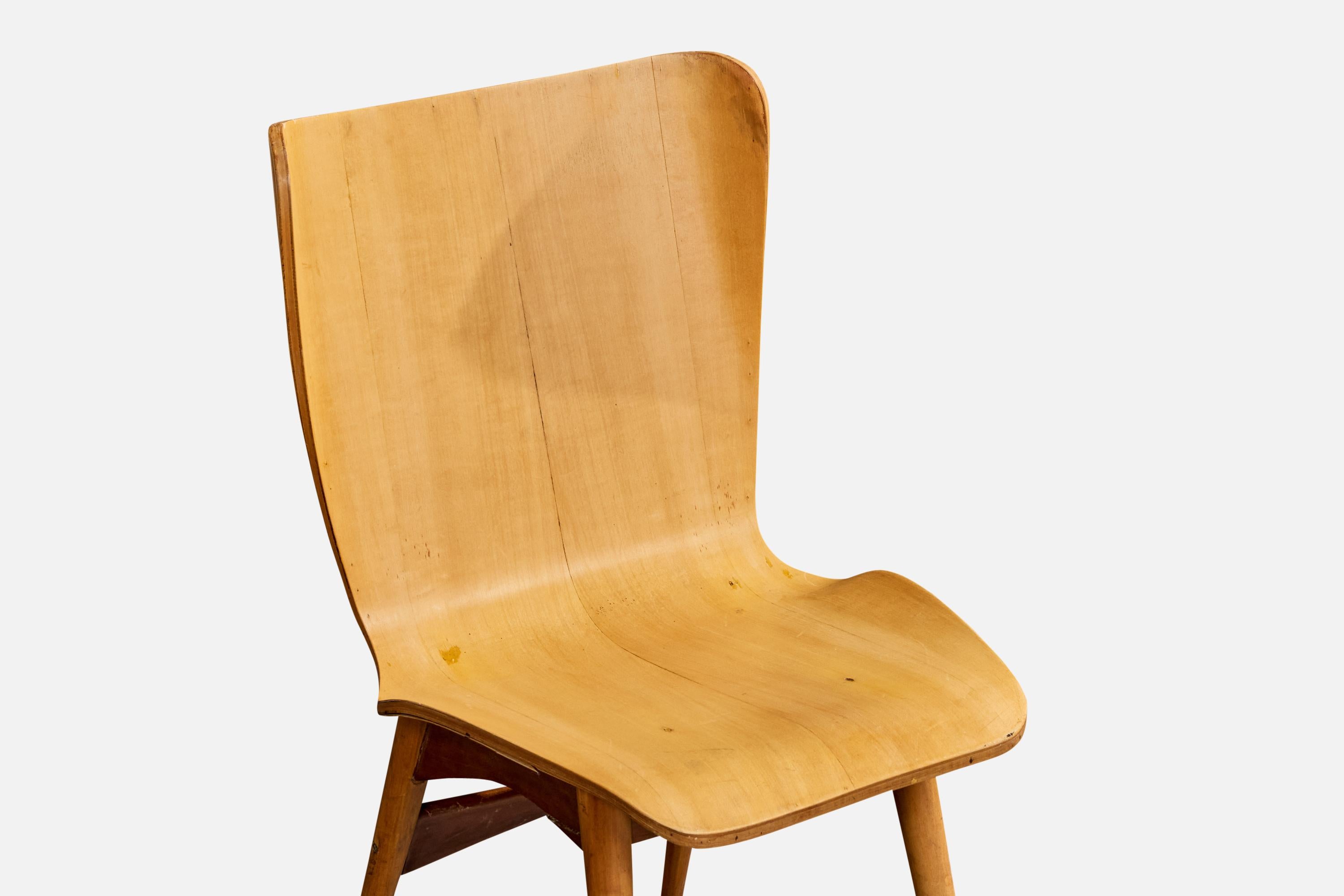 Móveis Cimo, Esszimmerstühle, Holz, Metall, Brasilien, 1950er Jahre im Angebot 3