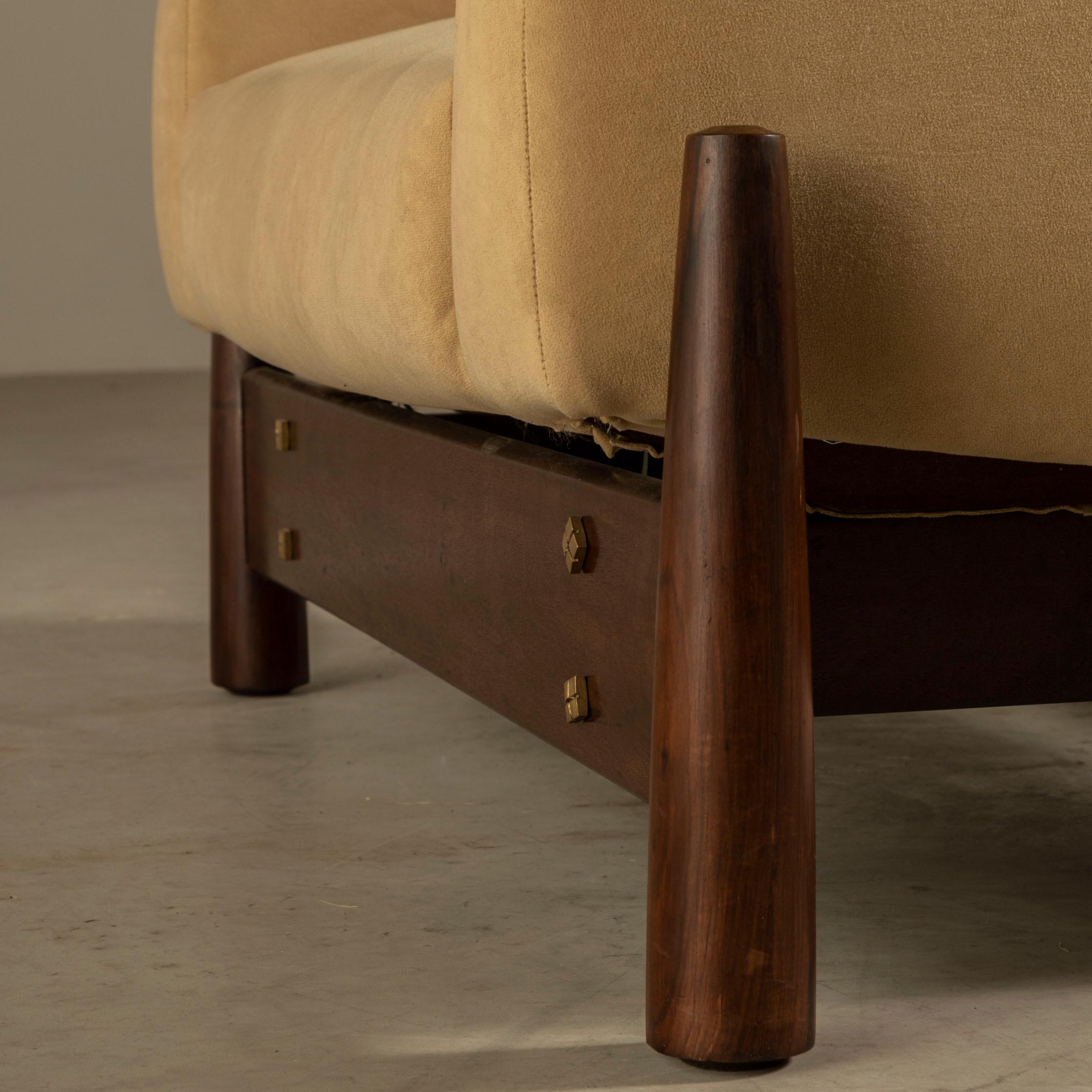 Móveis Cimo Lounge Chair, Brazilian Hardwood, Brazilian Midcentury 2