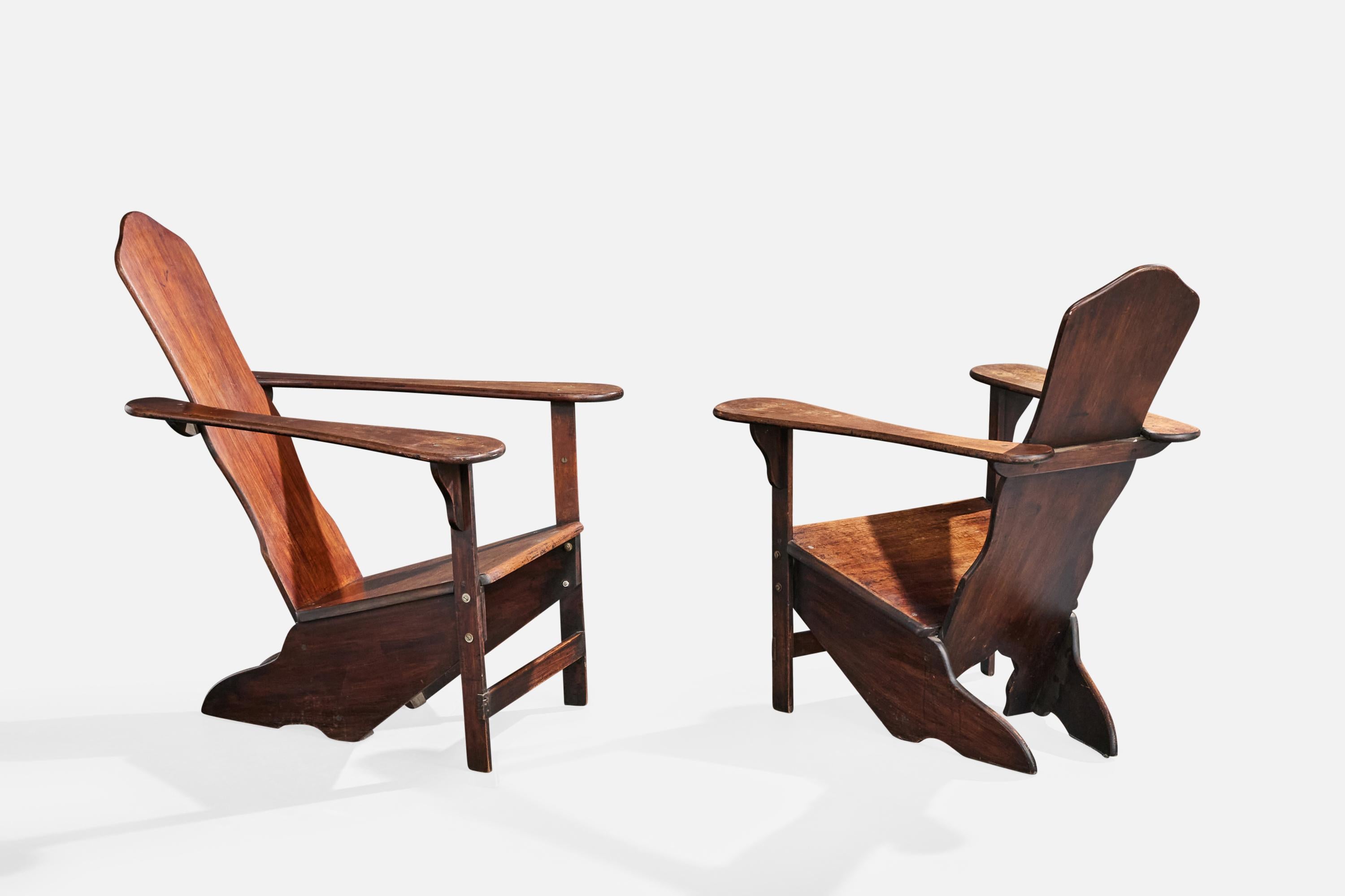 Móveis Cimo, Sillas de salón, Madera, Brasil, Años 50 Moderno de mediados de siglo en venta