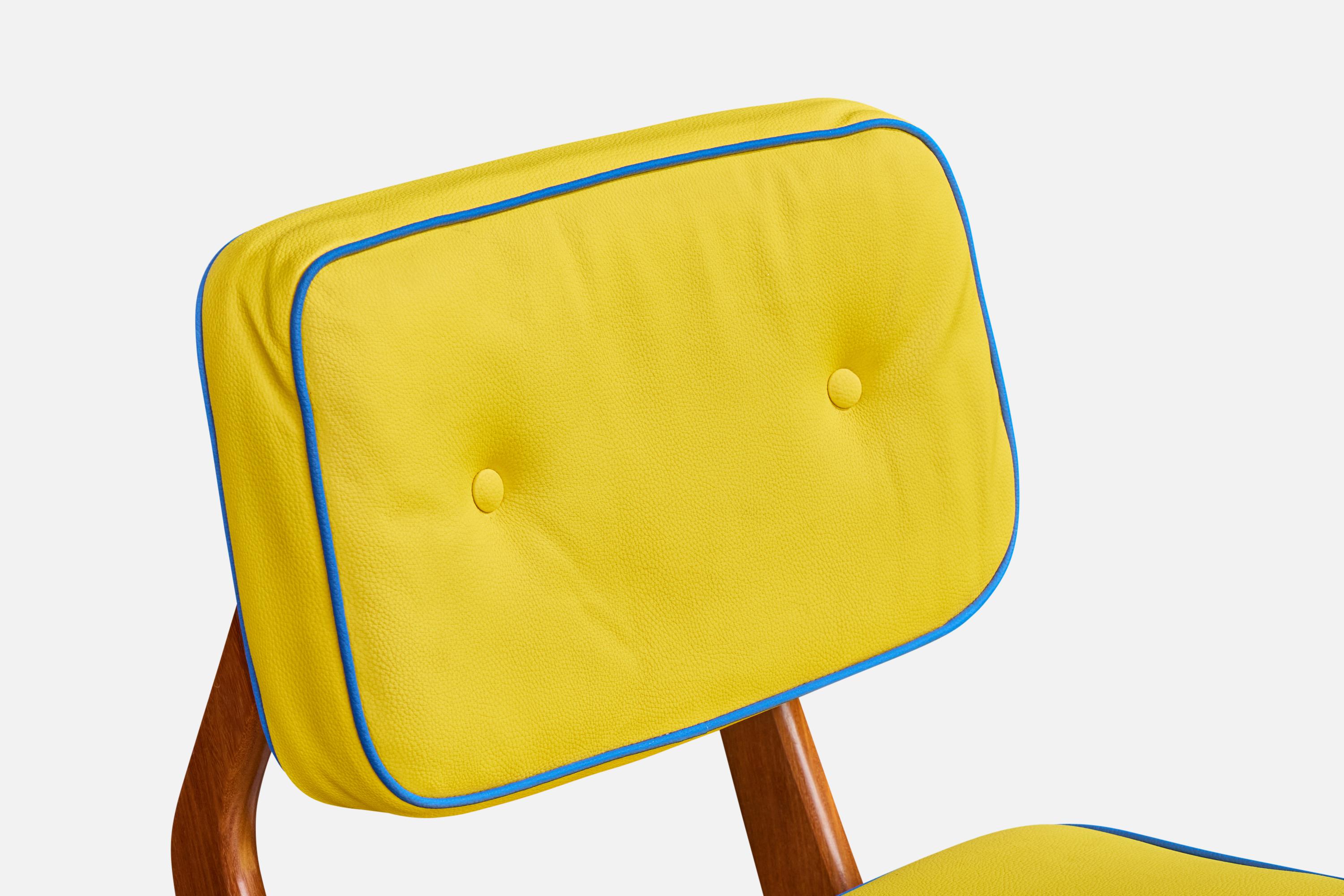 Móveis Cimo, Sillas de salón, Madera, Vinilo, Brasil, Años 60 en venta 3