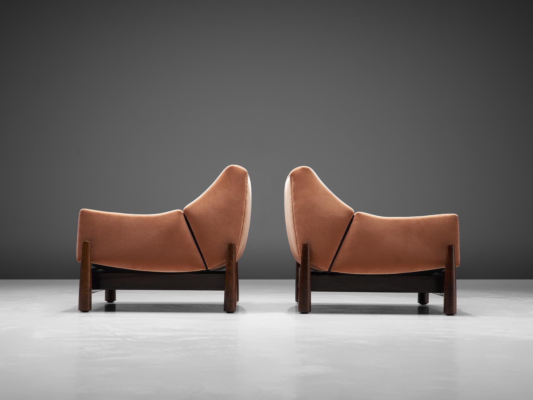 Brazilian Móveis Cimo Pair of Customizable Lounge Chairs