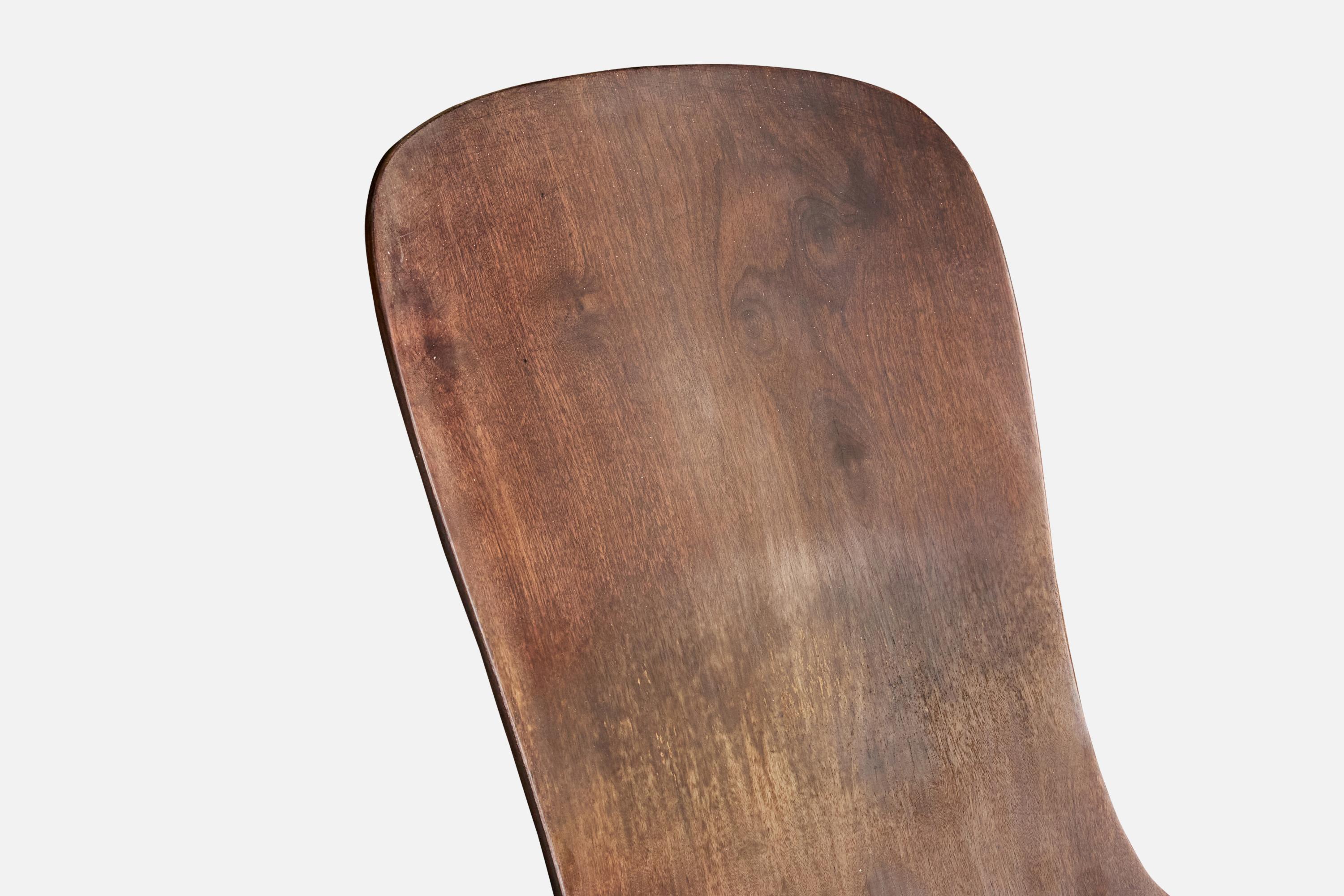 Legno Móveis Cimo, Sedia a dondolo, Wood, Brasile, anni '50 in vendita