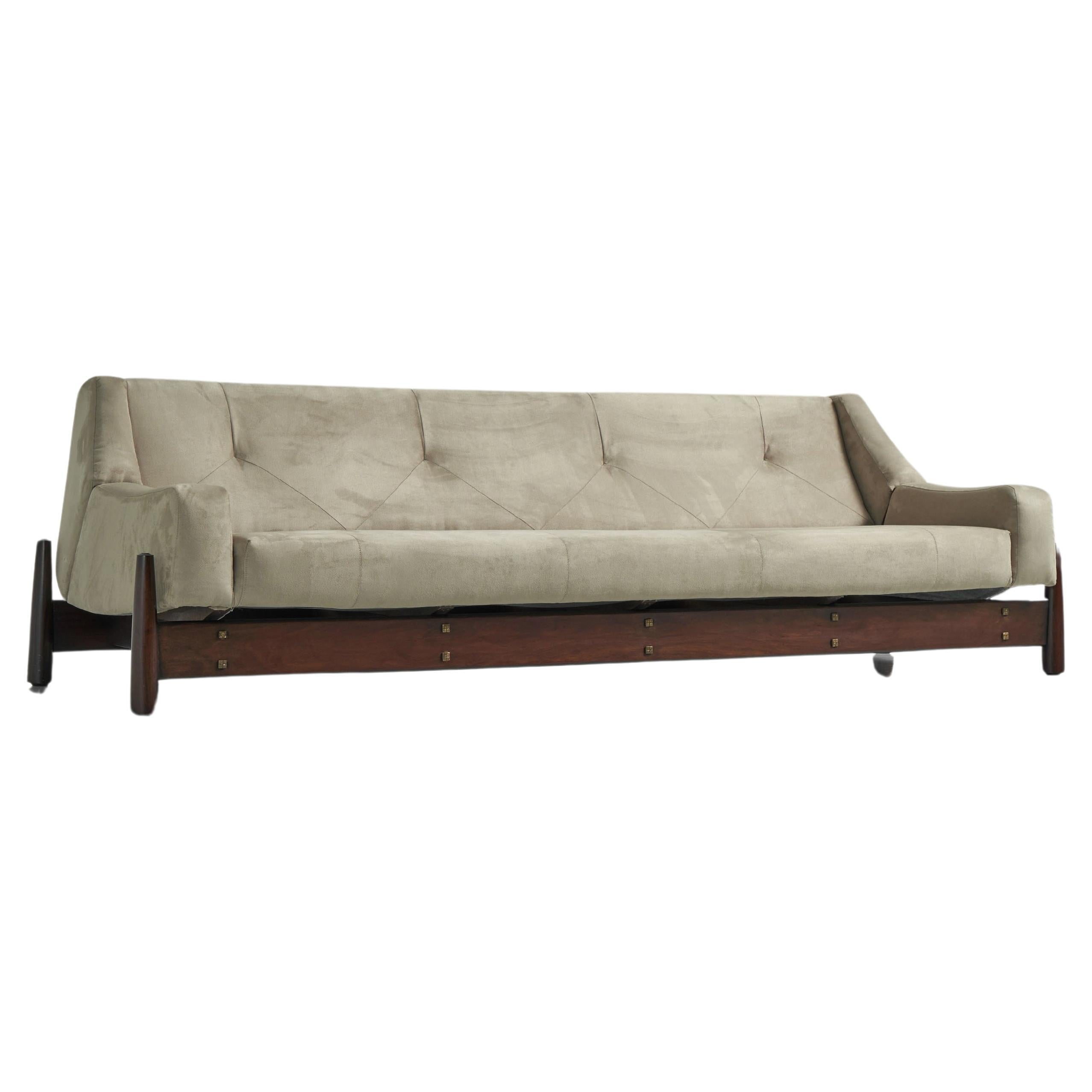 Moveis Cimo sculptural sofa Brazil 1960 For Sale