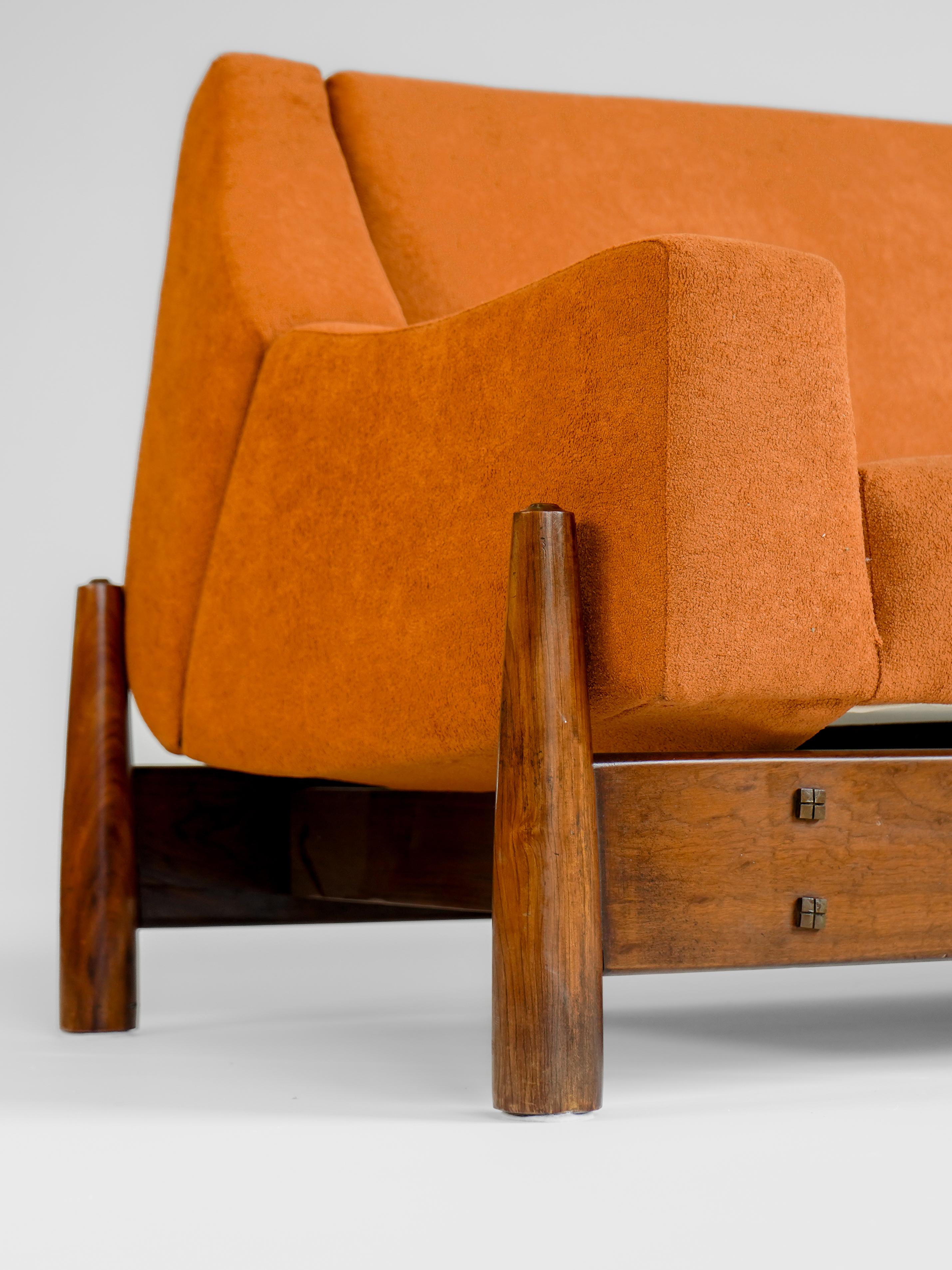 Sofá 'Móveis Cimo' Años 60, Brasil Moderno de mediados de siglo mediados del siglo XX en venta