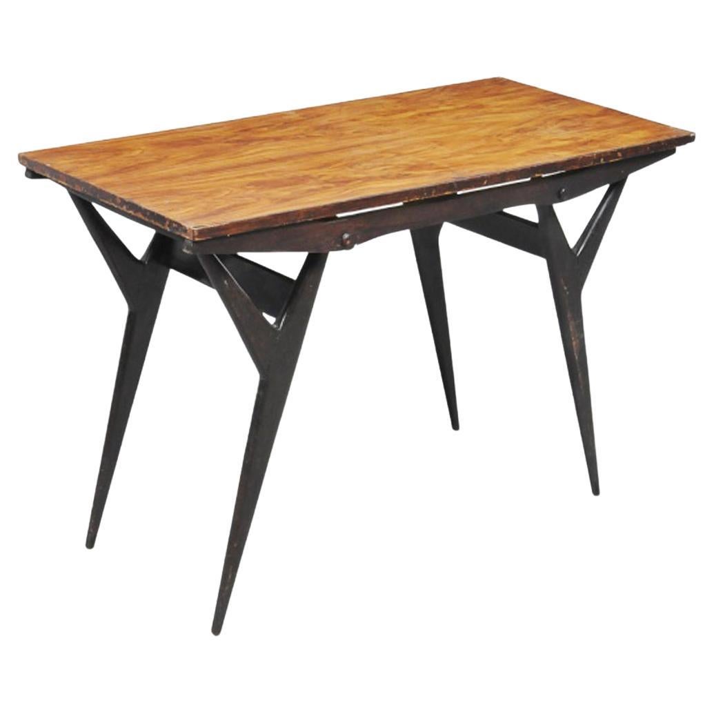 Moveis Luxor Vintage Brazilian 2-1 Folding Table For Sale