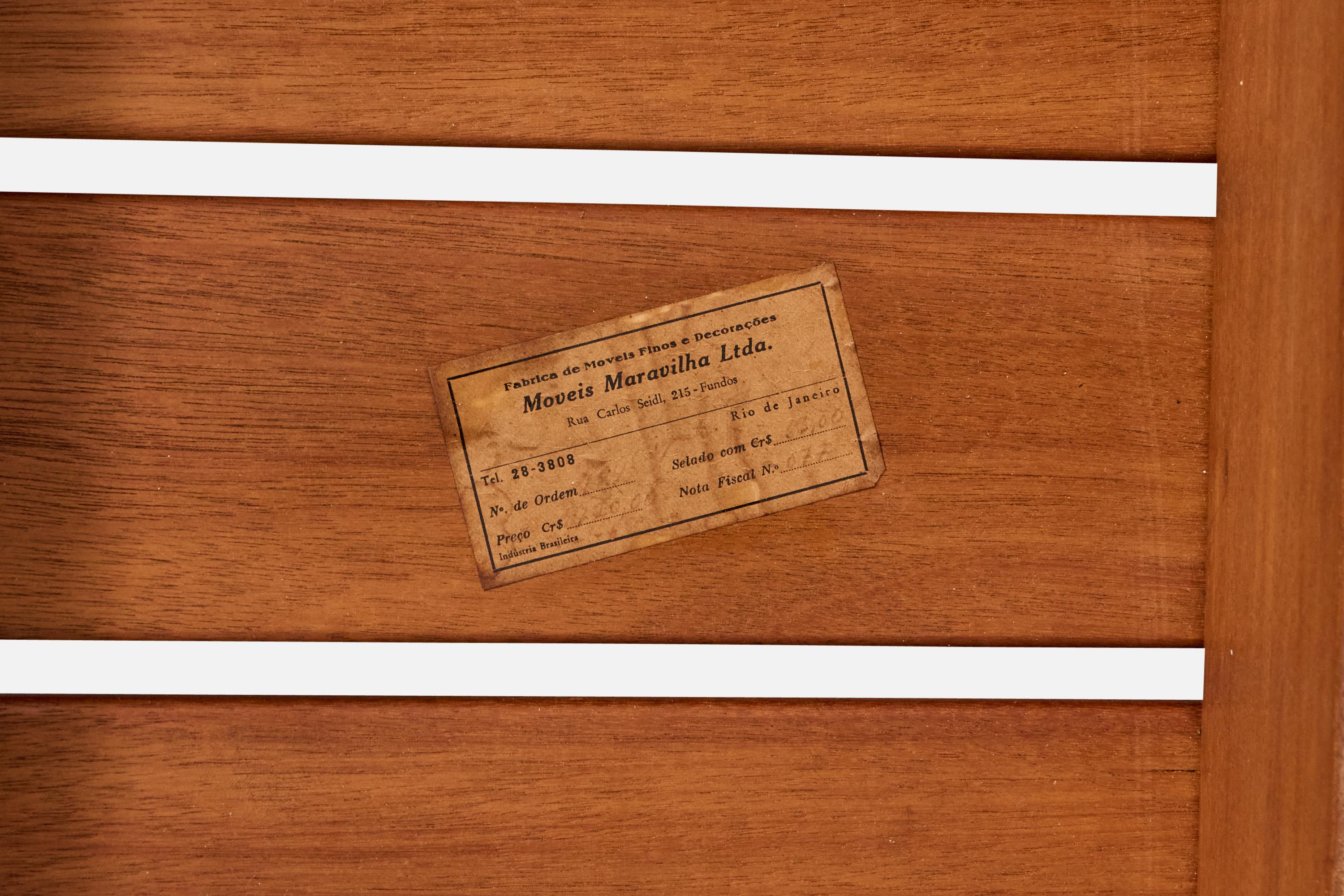 Moveis Maravilha, grand banc, Wood Wood, Brésil, années 1960 en vente 3