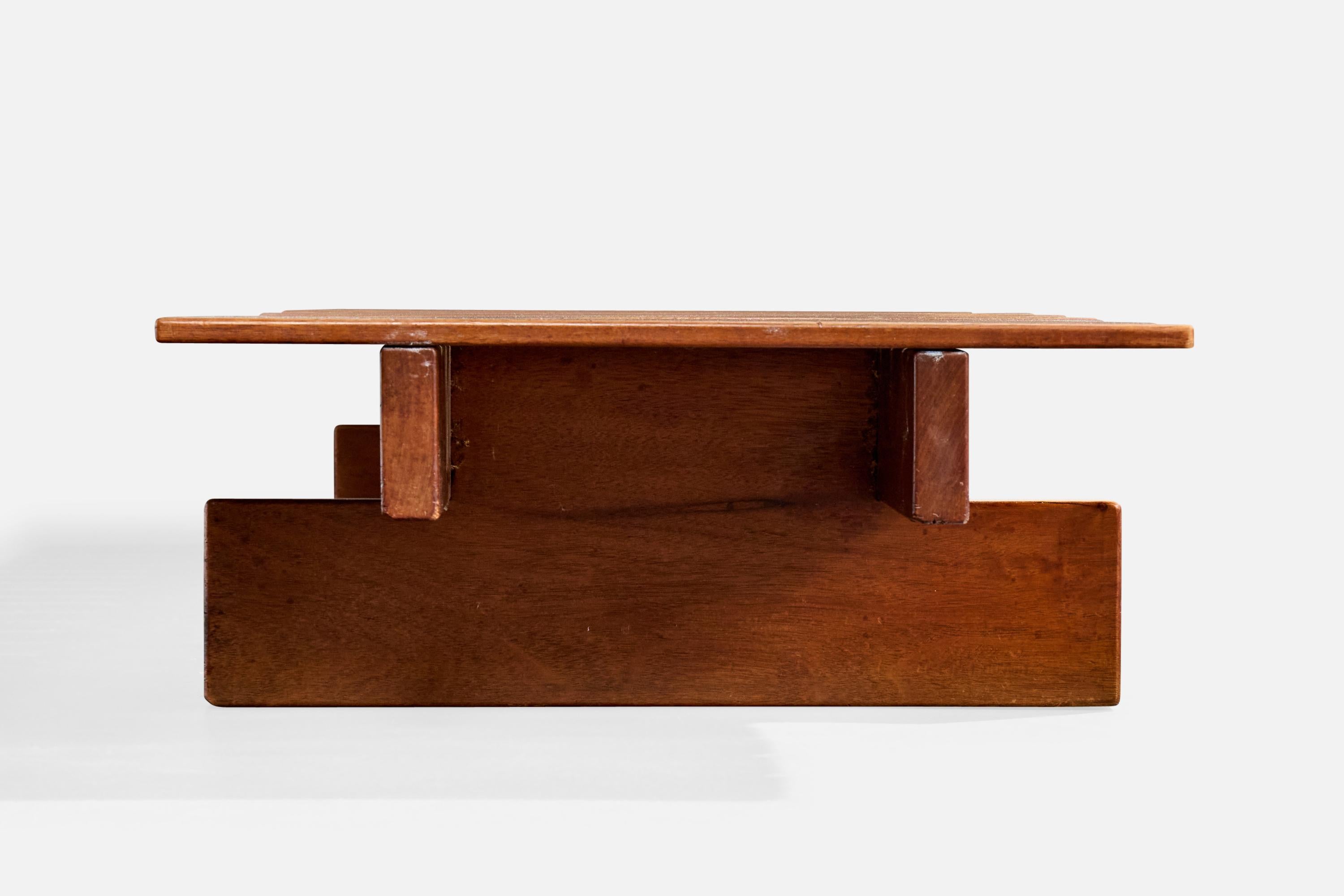 Moveis Maravilha, grand banc, Wood Wood, Brésil, années 1960 Bon état - En vente à High Point, NC