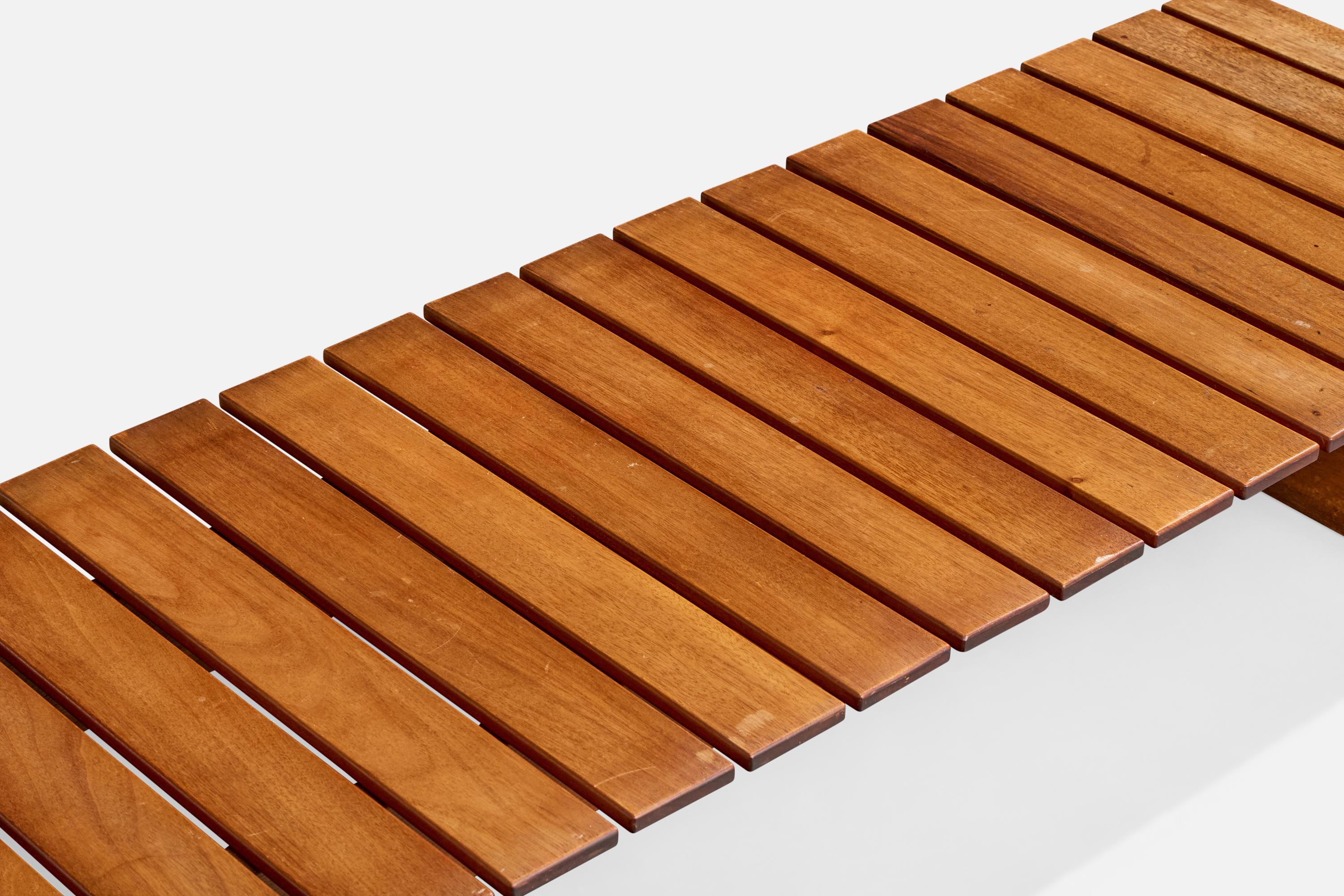 Bois Moveis Maravilha, grand banc, Wood Wood, Brésil, années 1960 en vente