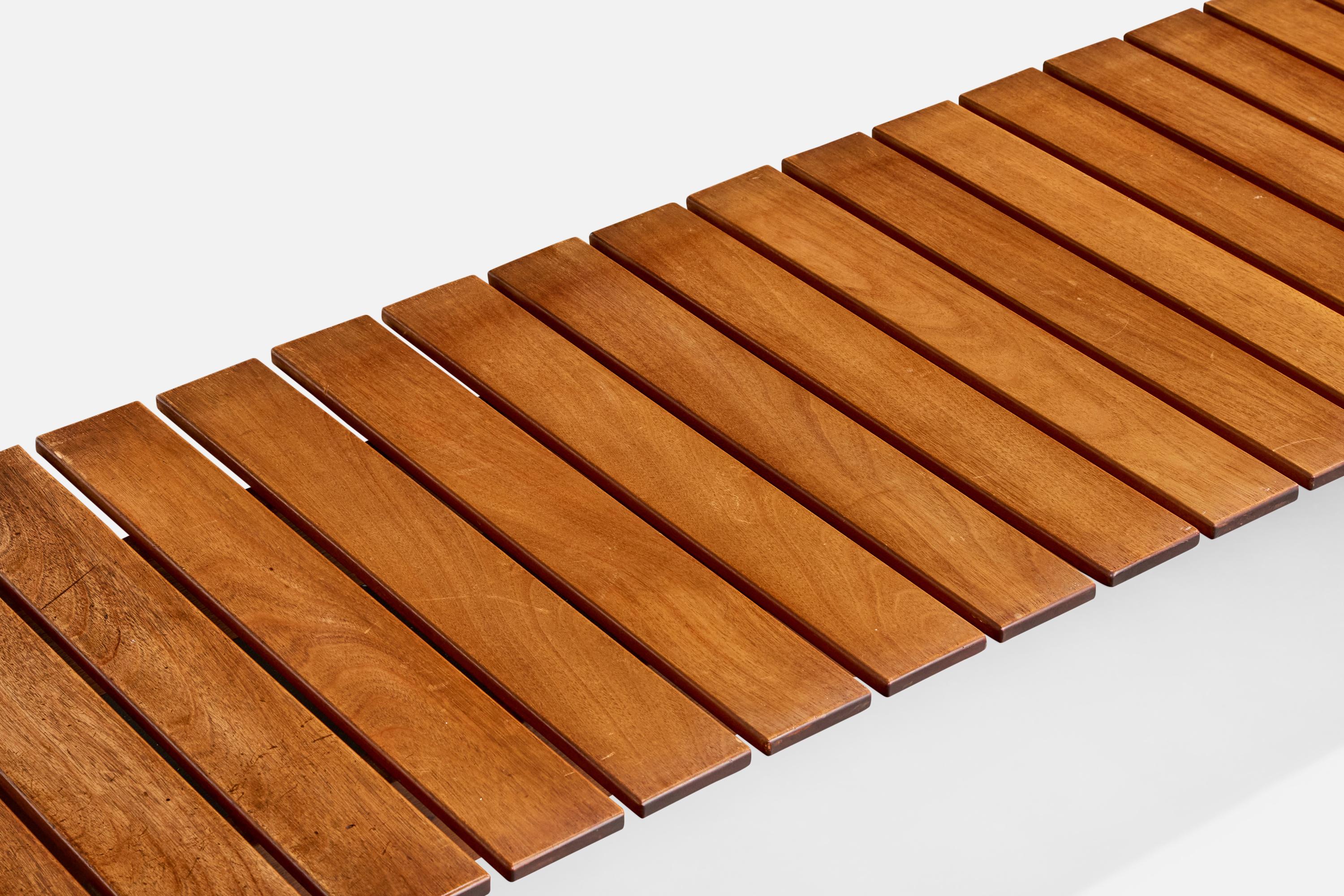 Moveis Maravilha, grand banc, Wood Wood, Brésil, années 1960 en vente 1