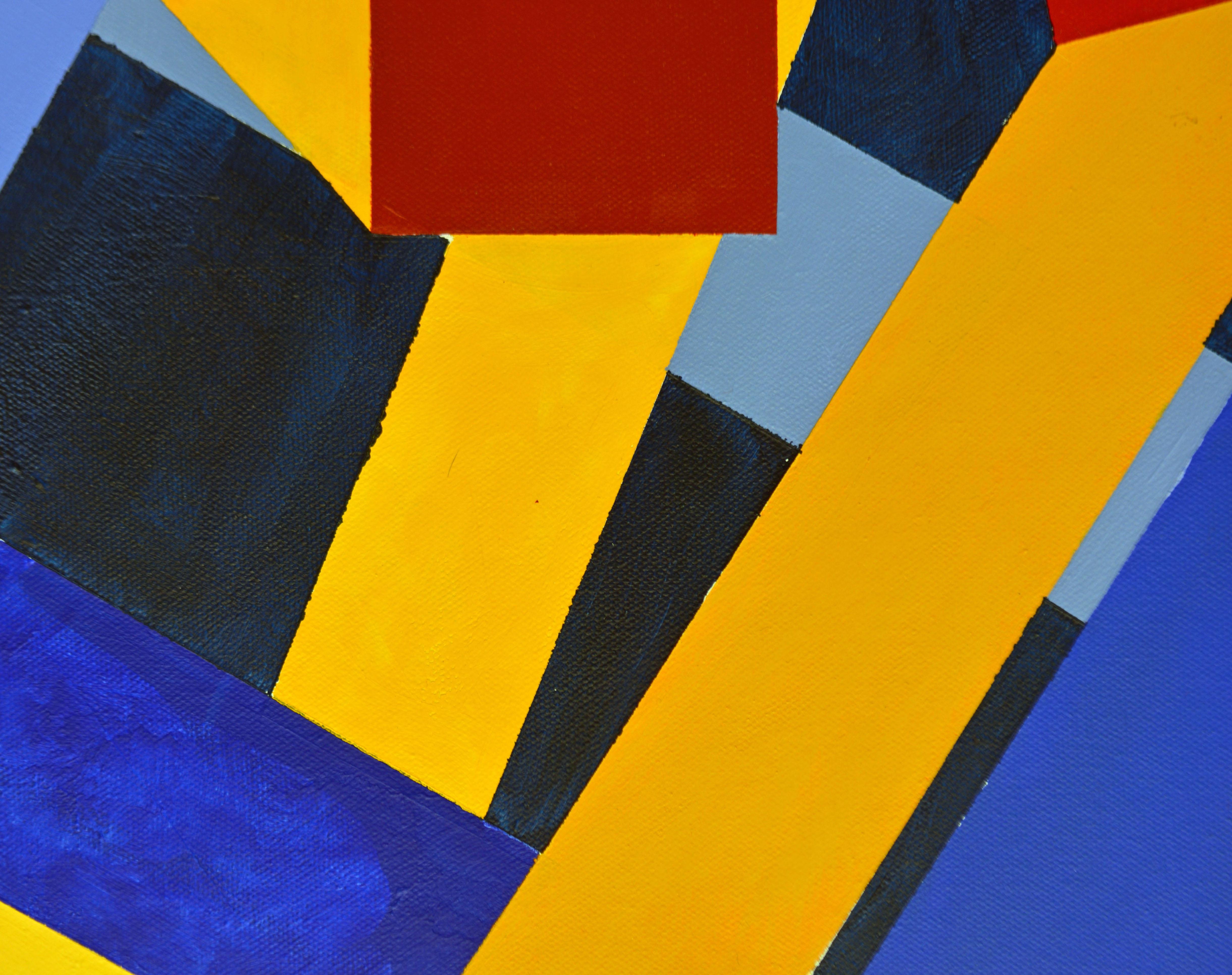 Modern 'Movement' Large Original Abstract Color Composition by Anders Hegelund 21st C. For Sale