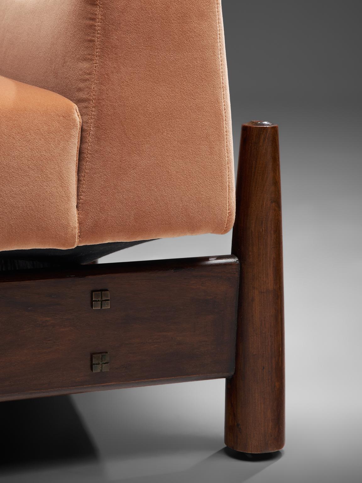 Mid-Century Modern Móveis Cimo Pair of Sculptural Lounge Chairs