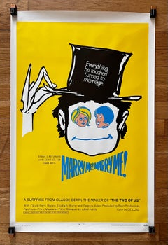 Movie Poster for French Movie: "Marry Me! Marry Me!", 1969