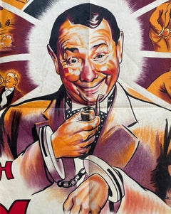 Movie Poster from the 1949 French Comedy/Drama movie “ Le Martyr de Bougival”.