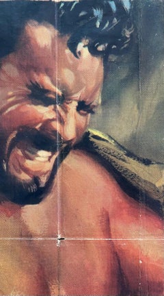 Movie Poster from the 1959 Italian Adventure movie “Il terrore dei barbari”.