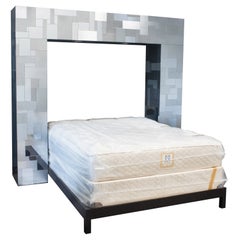 Movie Star Paul Evans Chrome Cityscape Style Queen Headboard