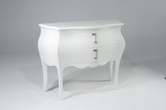 Moviestar Glamourous White Lacquer Commode by Fendi