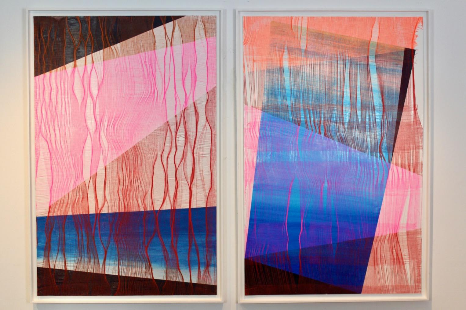 Titel: 'Einzug'

Spektakuläres Artwork von Lawrence Kwakye aus seiner Imprint Paper Serie in sehr schöner heller Farbpalette. Dies stellt die abstrakte Welt des Unbekannten dar. Ein Ort der Entmaterialisierung und Entmenschlichung, an dem das Leben