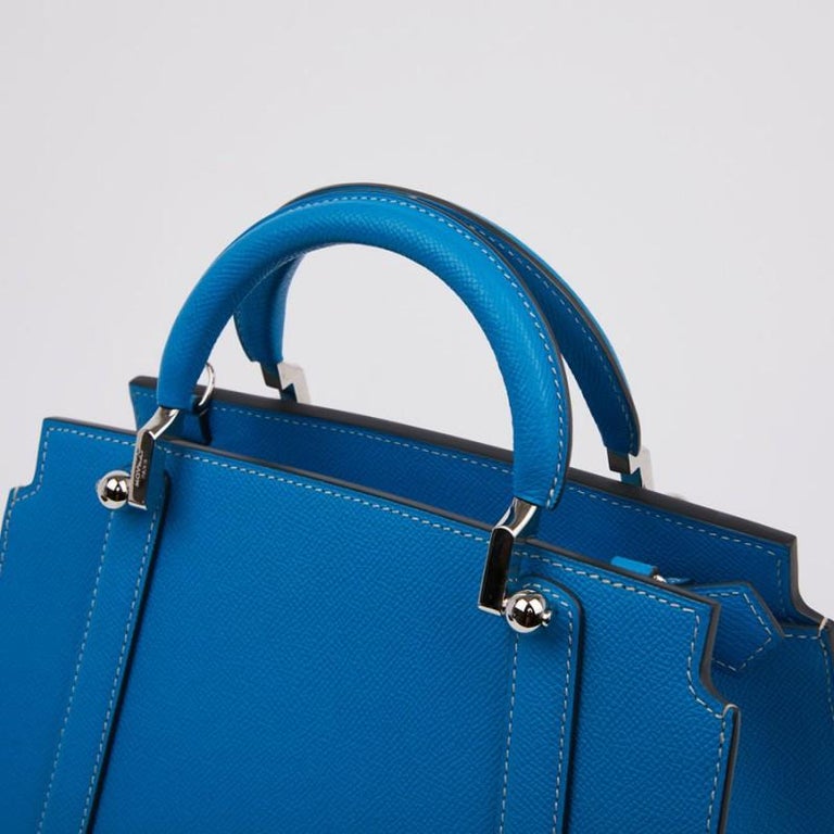 Moynat Bag Ballerina Blue Calfskin Leather For Sale at 1stDibs | moynat ...