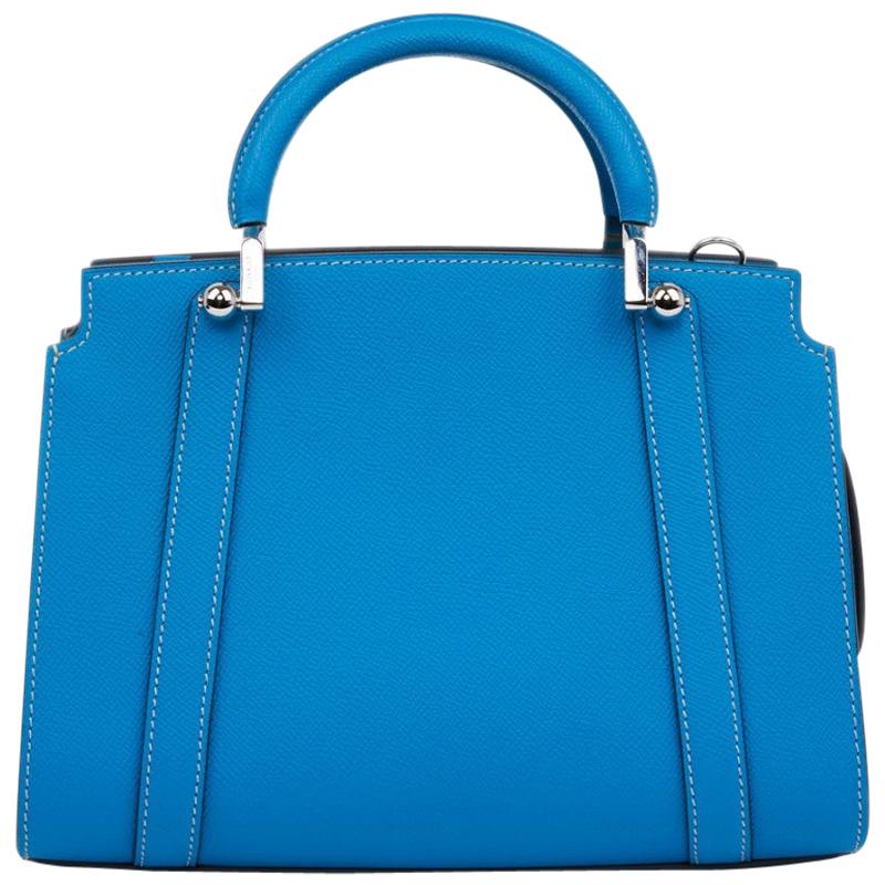 Hermès Teal Blue Evercolor Kelly Danse II Crossbody Waist Bag