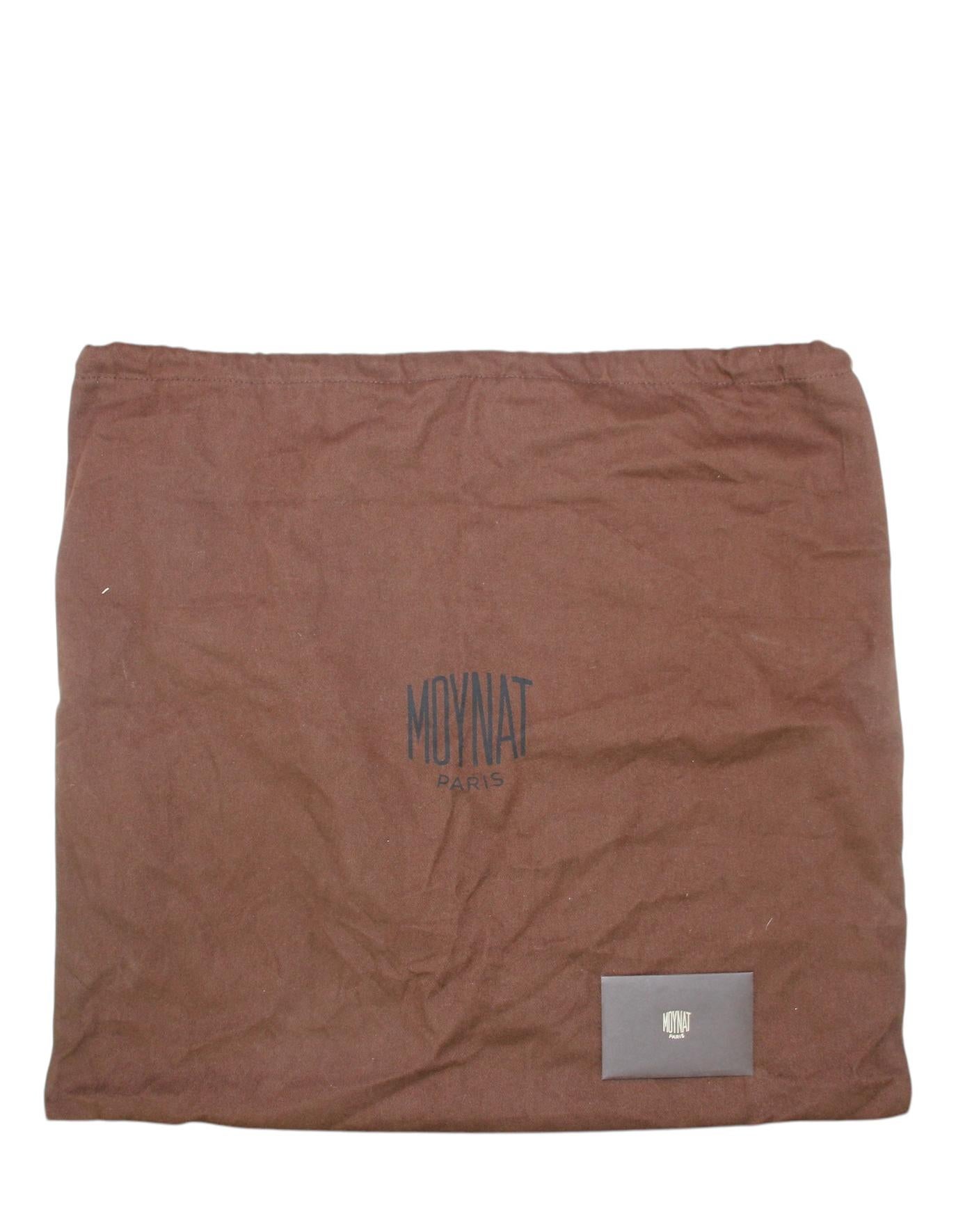 Moynat Green/White Monogram Canvas M GM Tote Bag w/ Insert 5