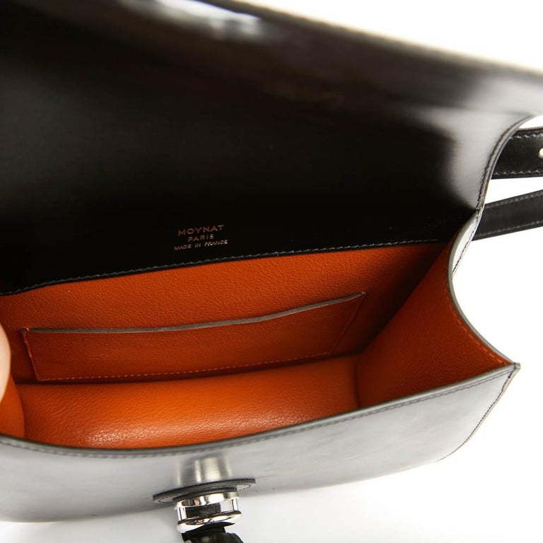 Brand new limited edition Moynat Mignon handbag crossbody in black calf