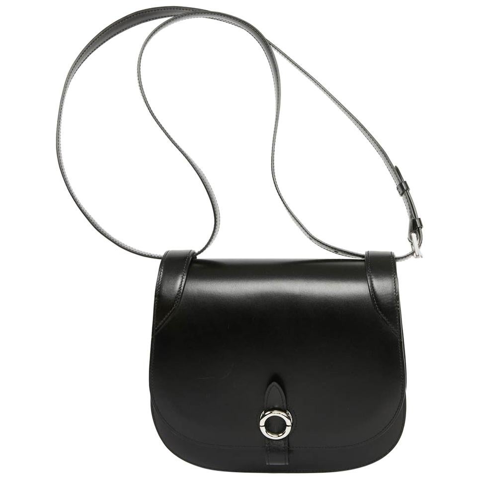 Brand new limited edition Moynat Mignon handbag crossbody in black calf  at 1stDibs