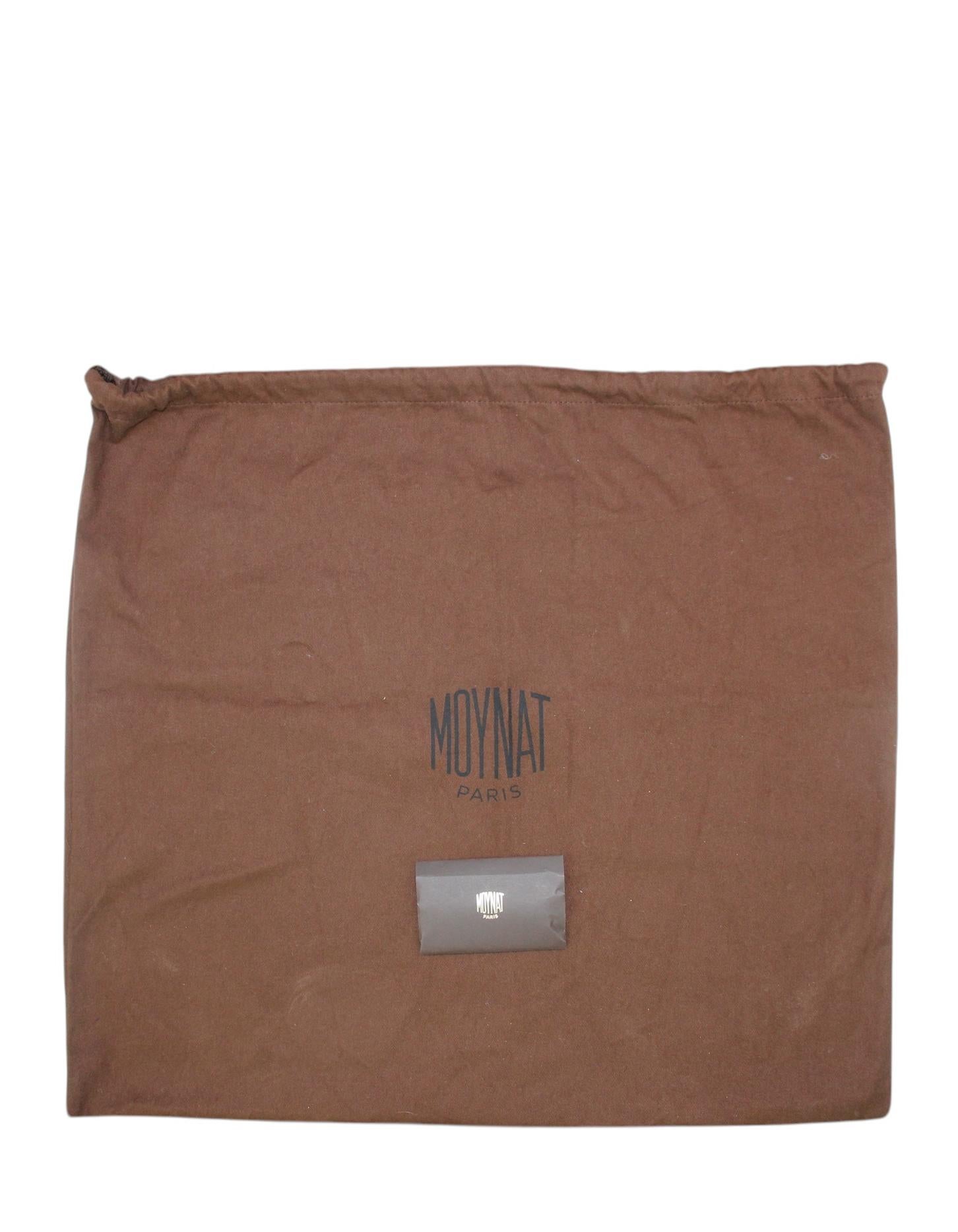 Moynat Red/White Canvas Monogram M MM Tote Bag w/ Insert 5