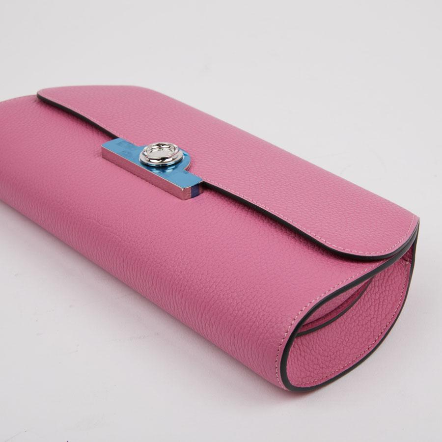 MOYNAT Réjane Clutch, Opera Model in Pink Leather 1