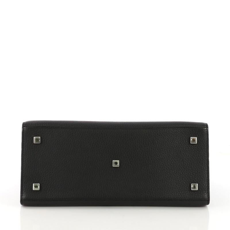 Moynat Rejane Top Handle Bag Leather Medium In Good Condition In NY, NY