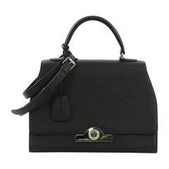 Moynat Rejane Top Handle Bag Leather Medium