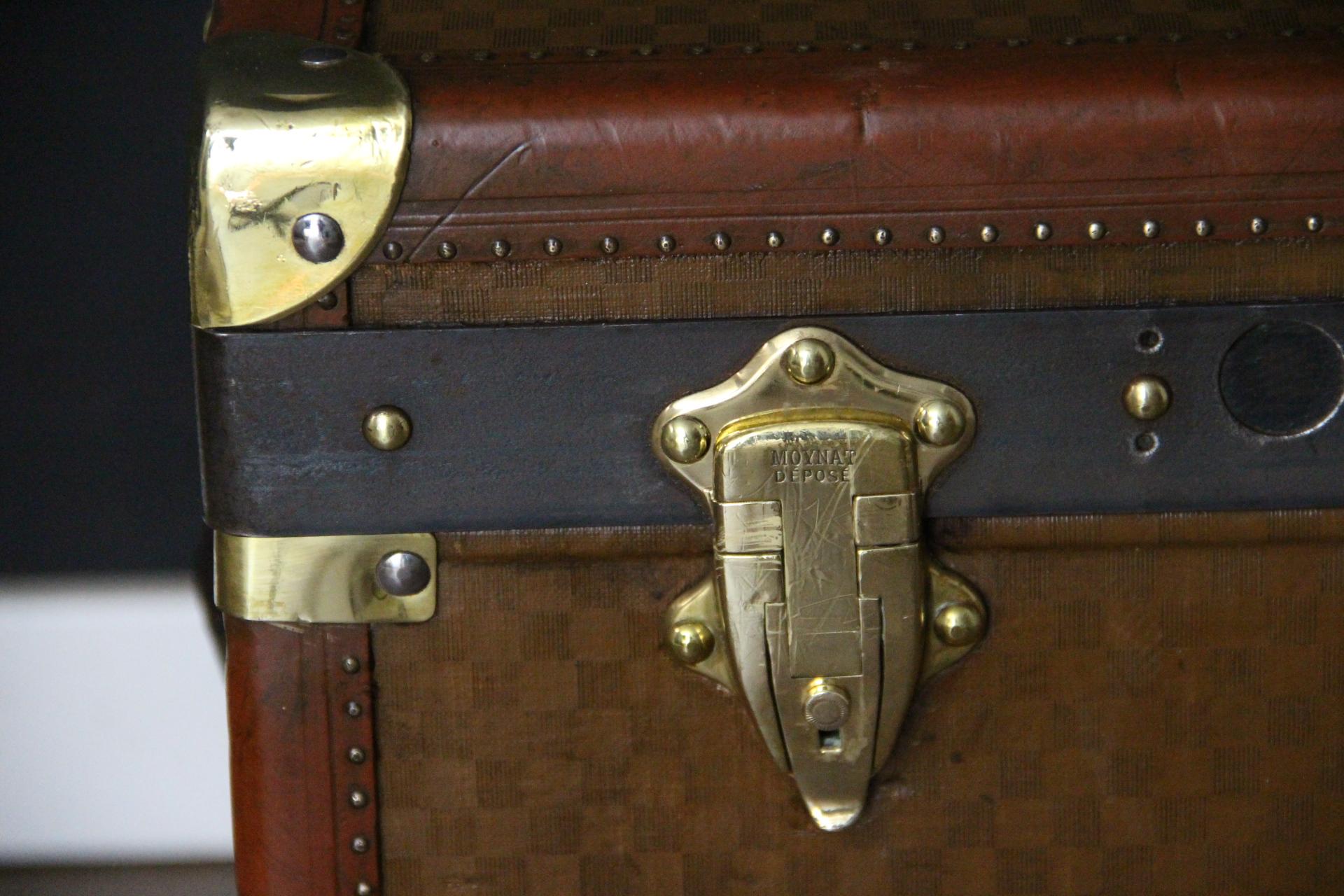 Francese Baule Moynat, Baule a vapore Moynat 70 cm, Baule Moynat Pic Nic, Valigie Moynat in vendita