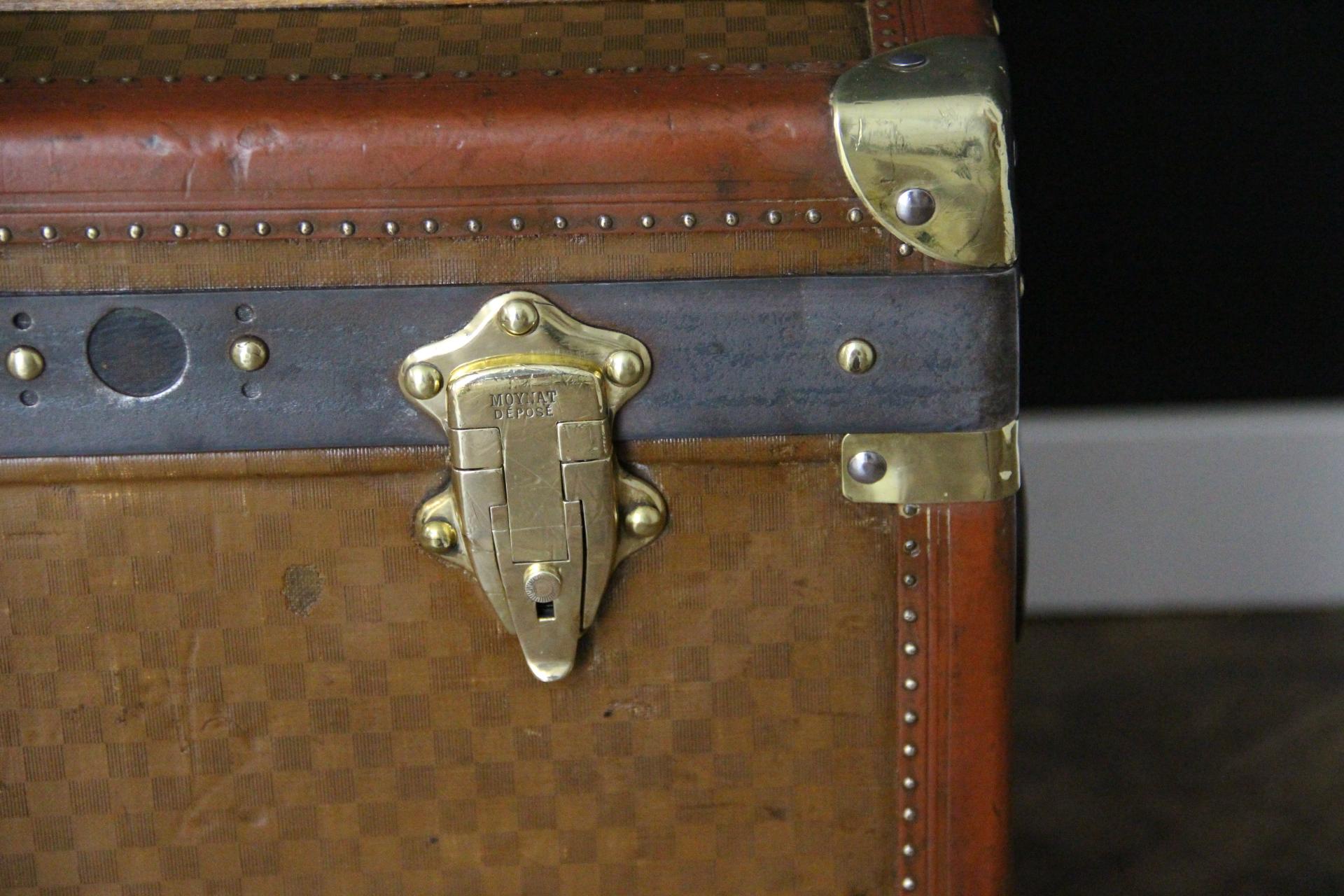 XX secolo Baule Moynat, Baule a vapore Moynat 70 cm, Baule Moynat Pic Nic, Valigie Moynat in vendita